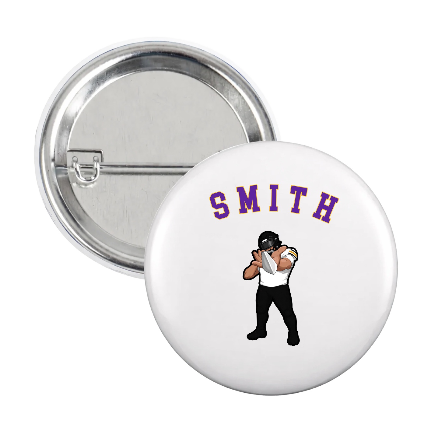 Game Day Button — Shirsey Arch in White