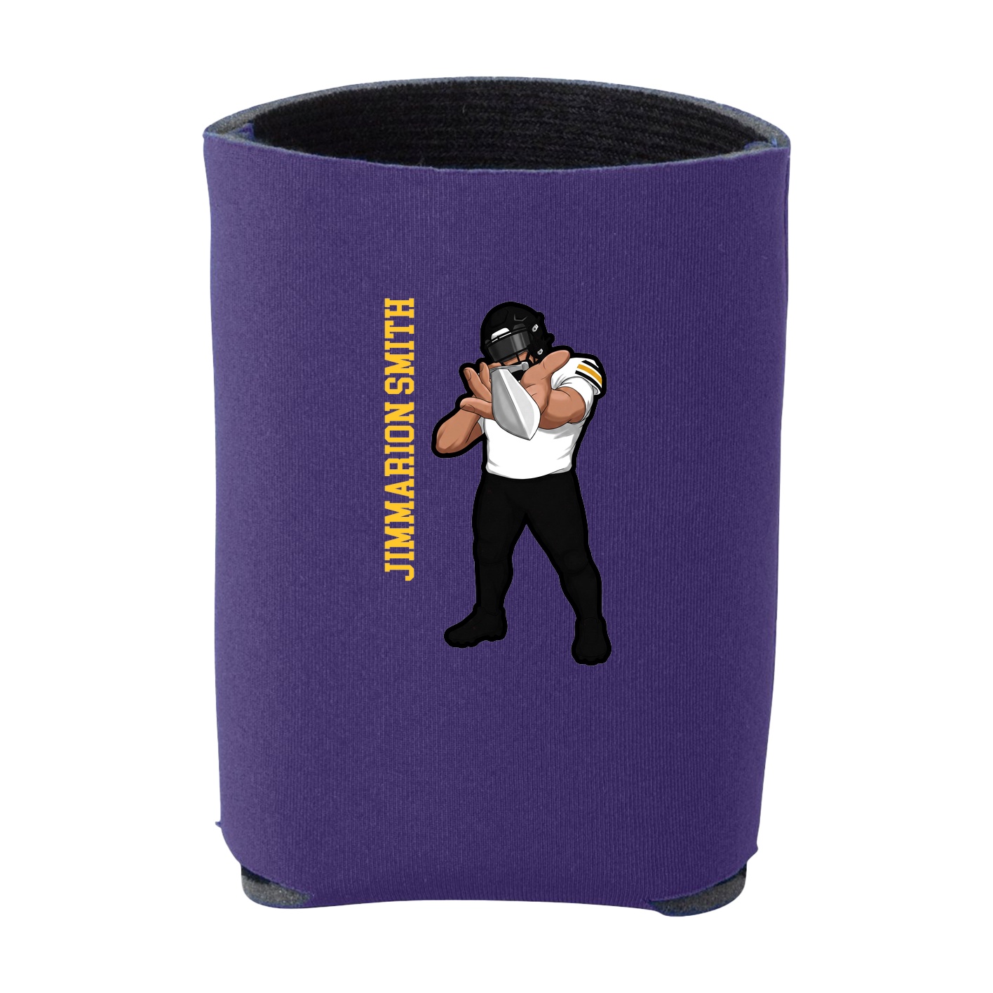 Can Holder — Name Vertical in Purple