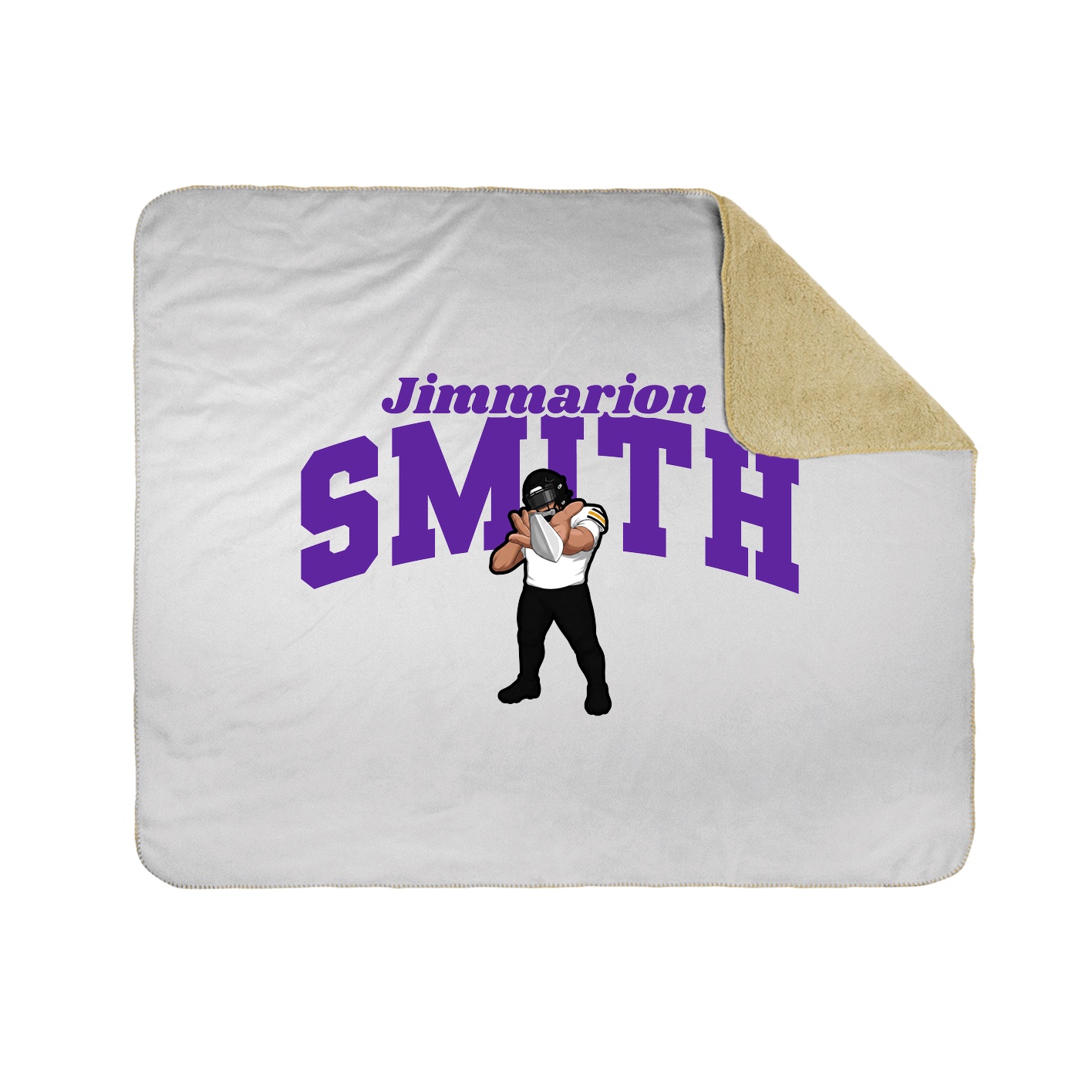 Throw Blanket — Signature Arch in White