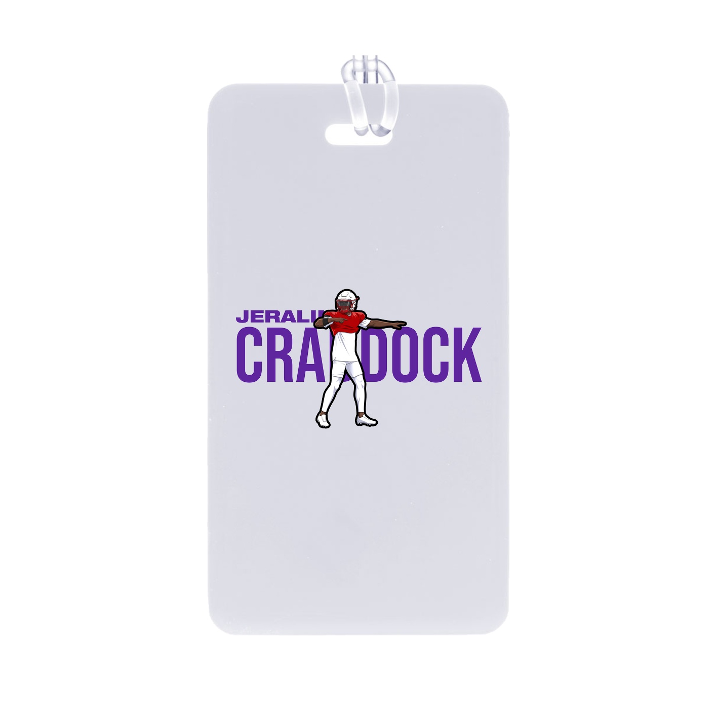 Bag Tag — Player Name in Classic