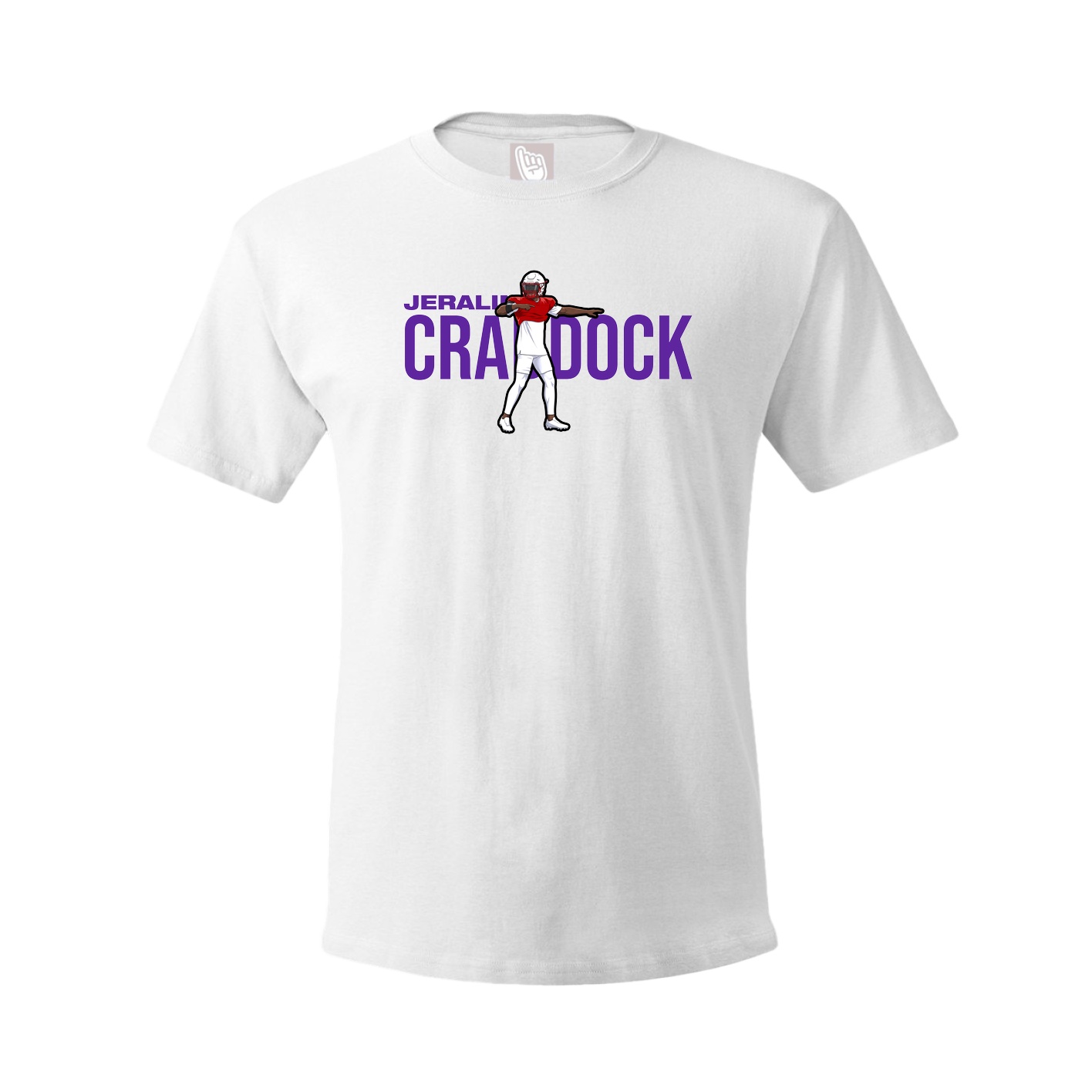 Youth Tee — Player Name in White
