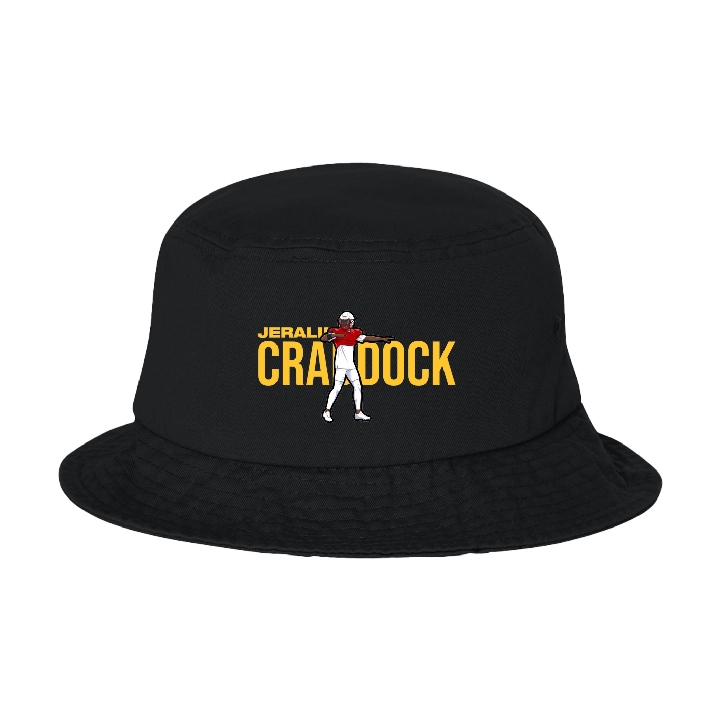 Bucket Cap — Player Name in Black