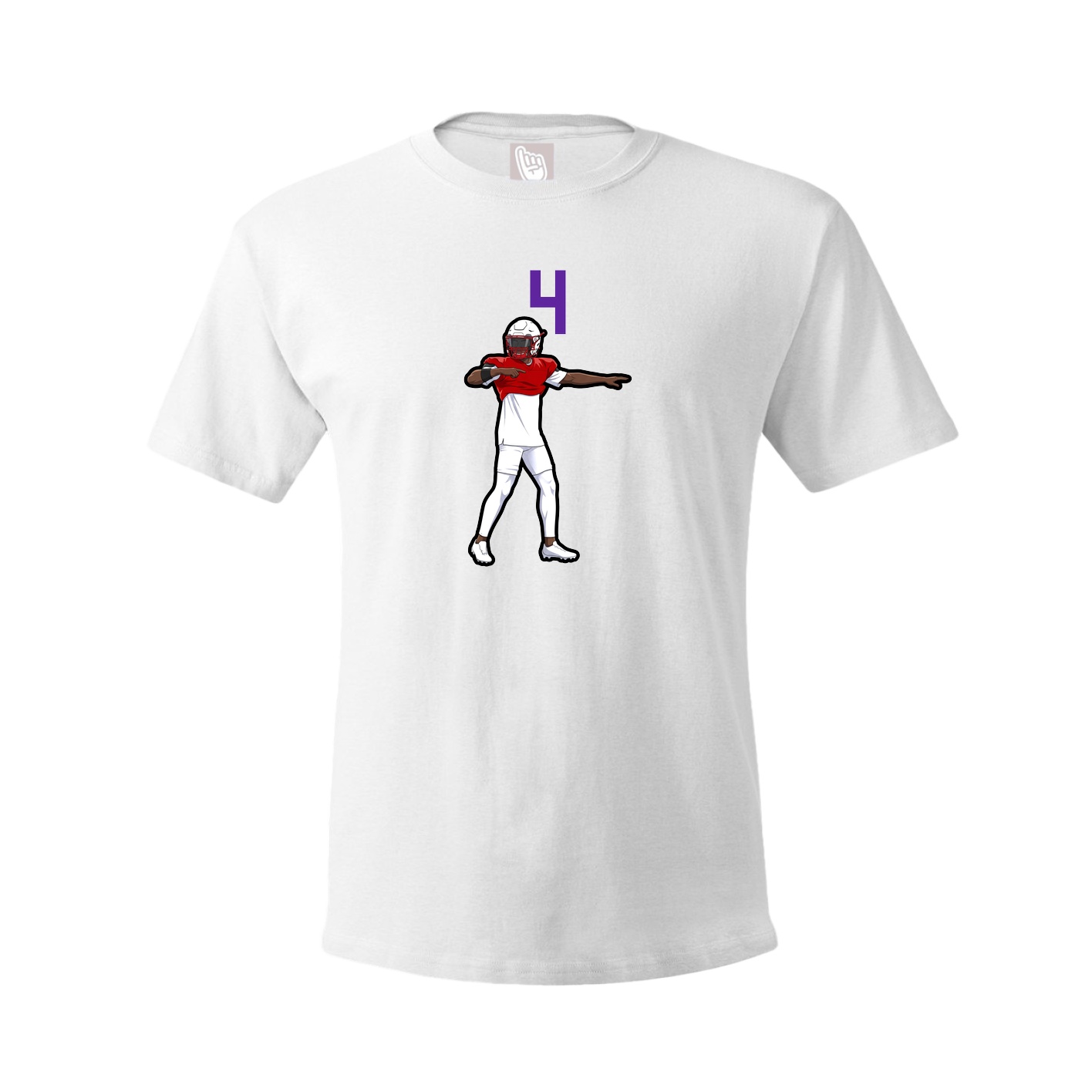 Tee — Number Top in White