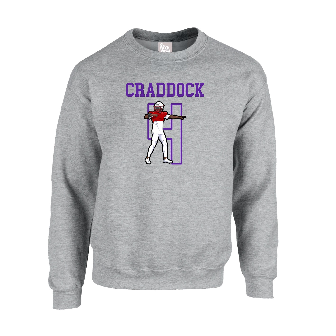 Fleece Crew — Shirsey in Grey