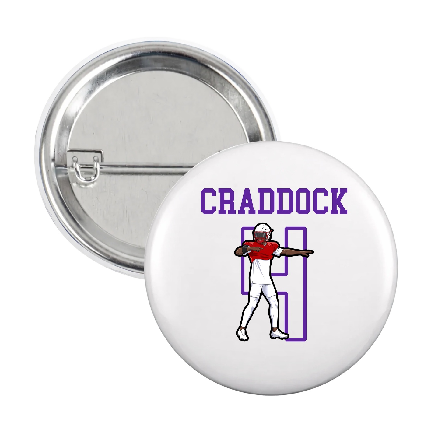 Game Day Button — Shirsey in White
