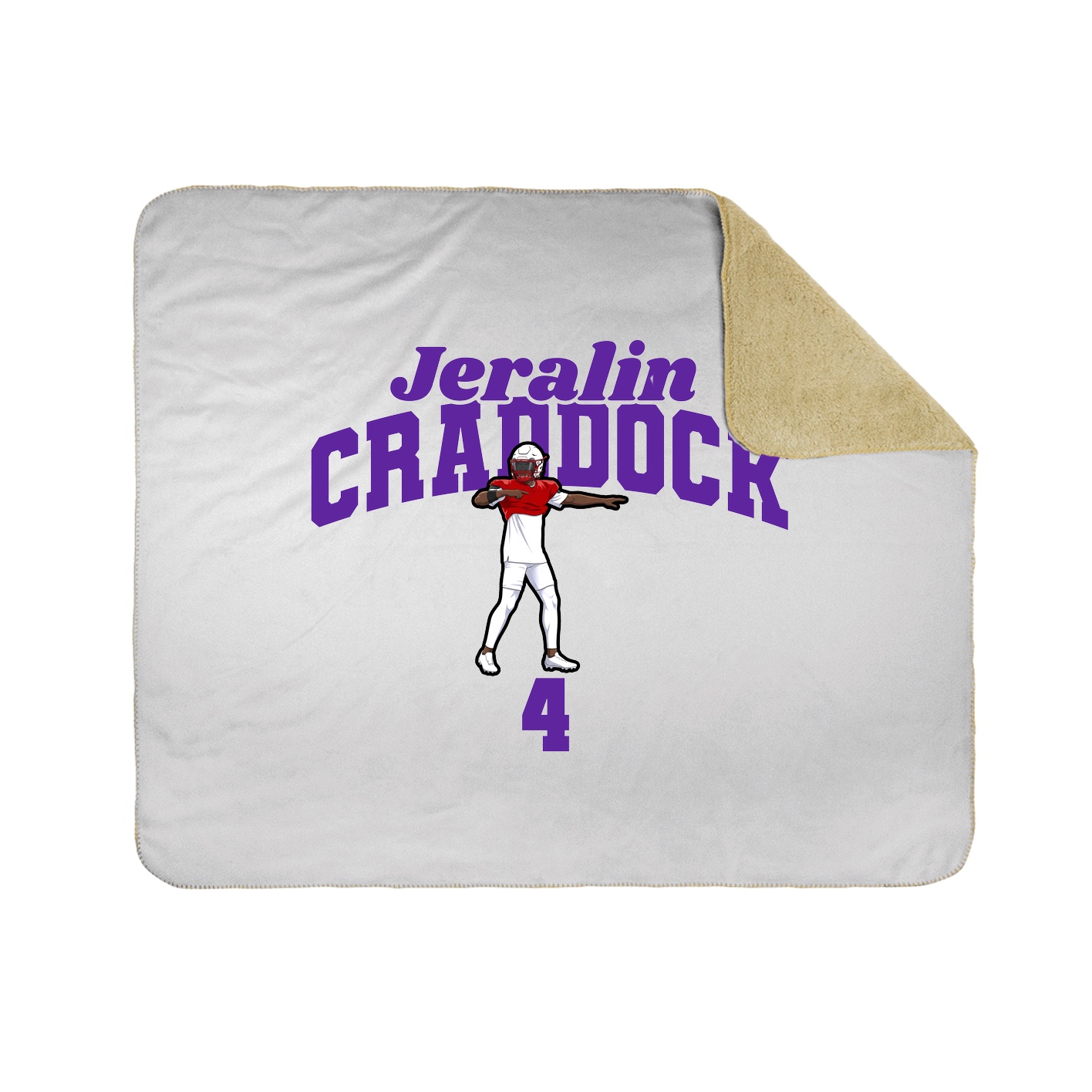 Throw Blanket — Signature Arch in White