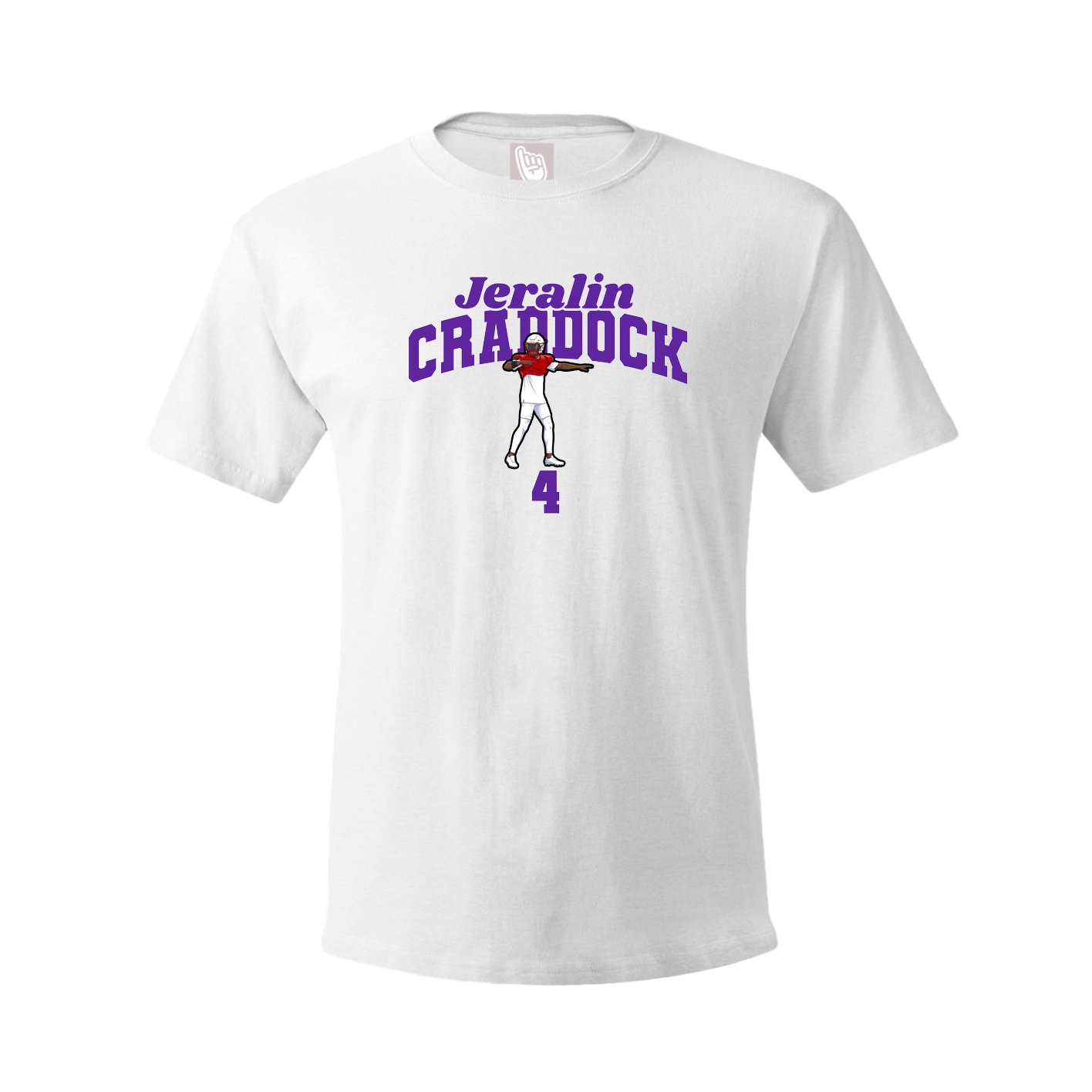 Youth Tee — Signature Arch in White
