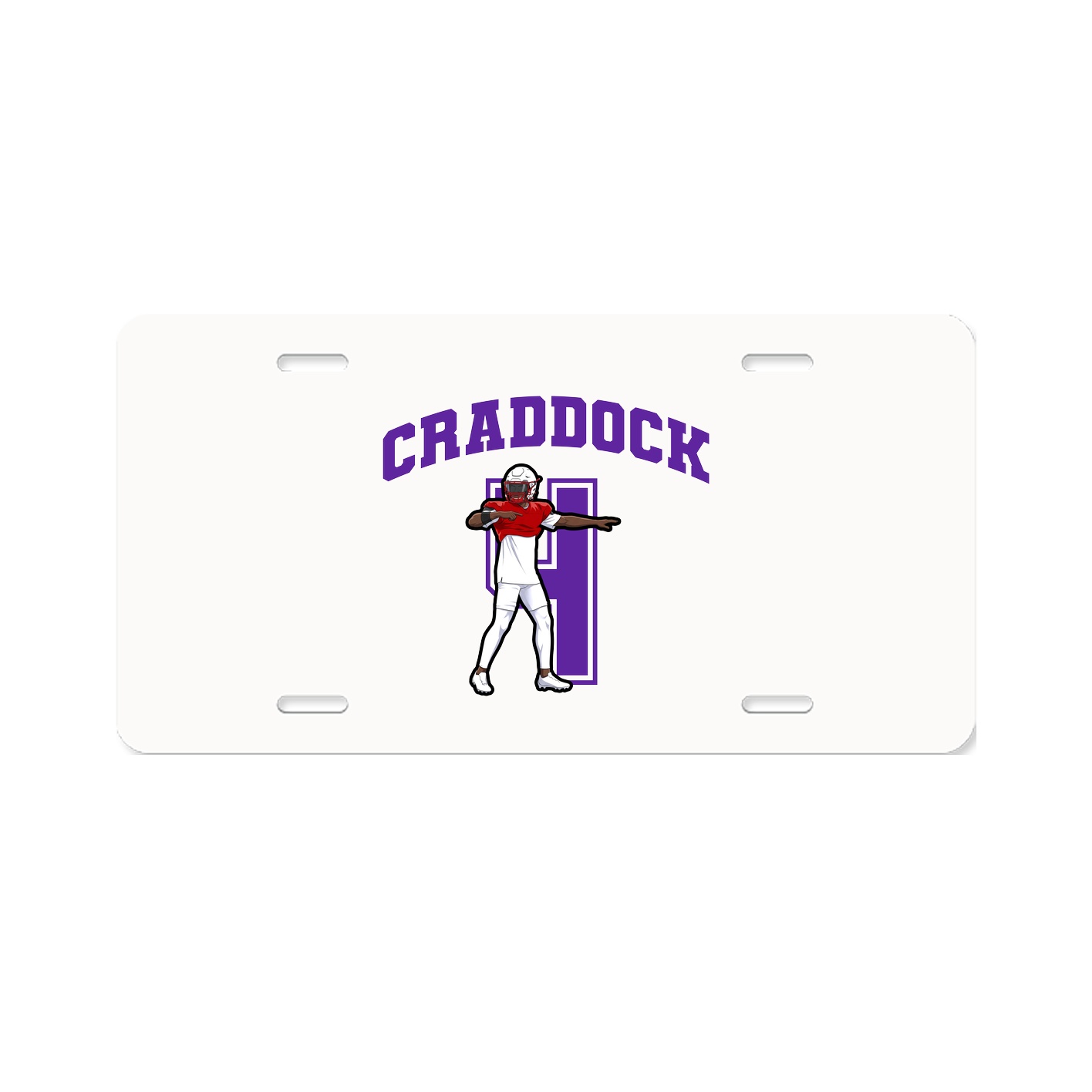 License Plate — Number in Classic