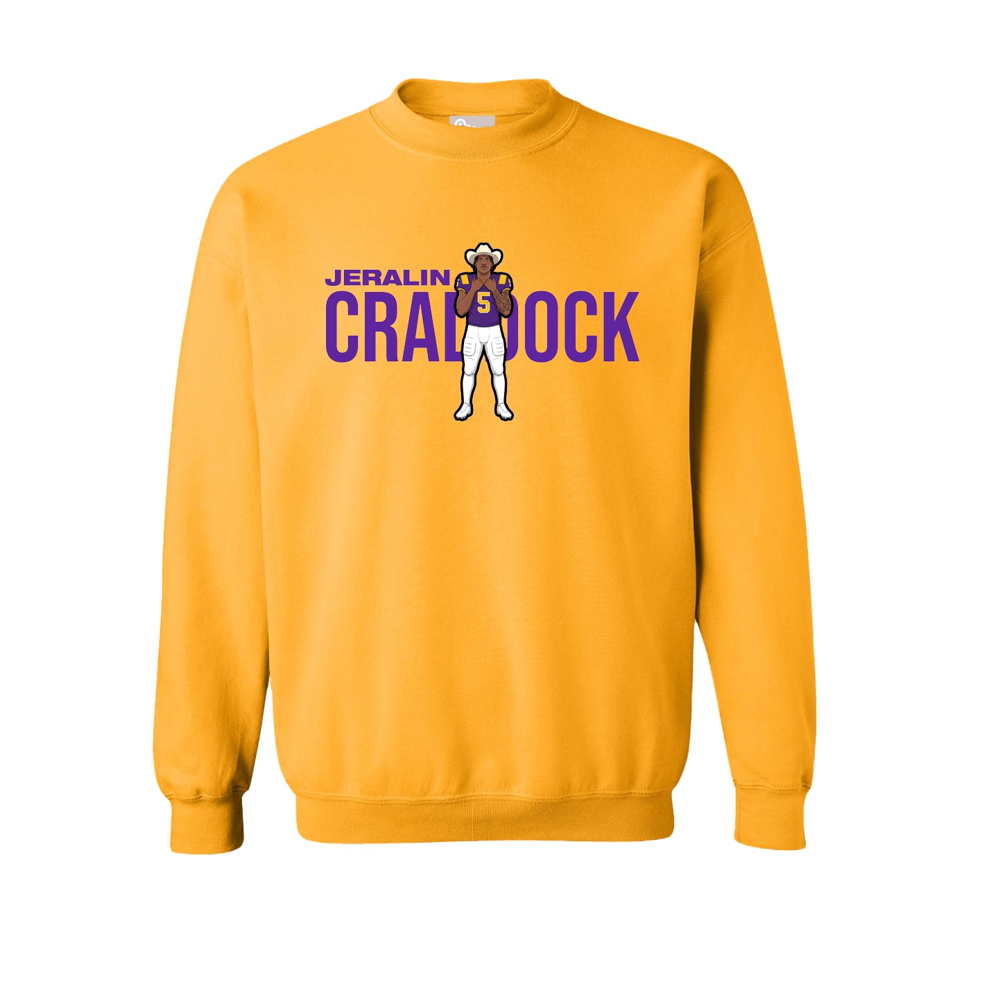 Fleece Crew — Player Name in Gold