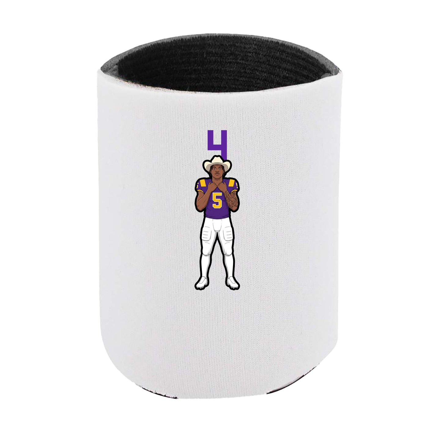 Can Holder — Number Top in White