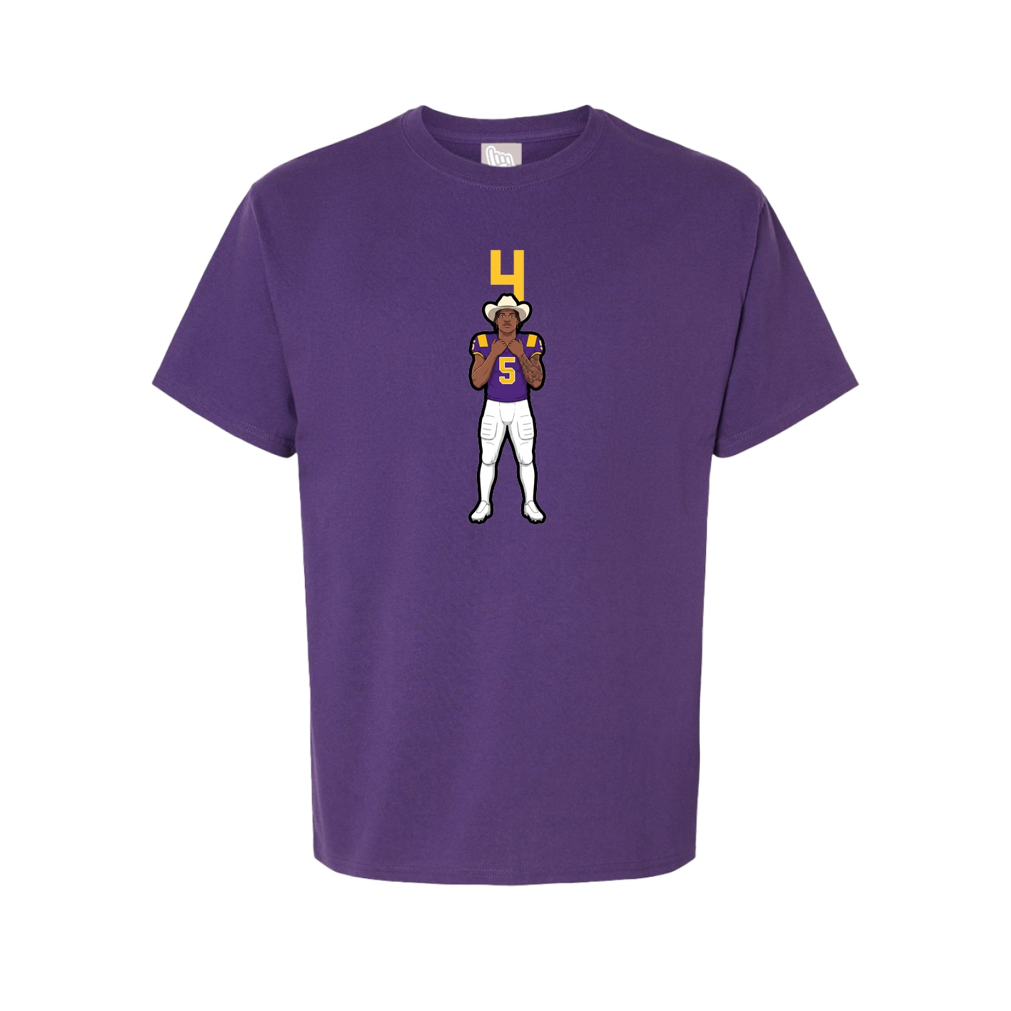 Tee — Number Top in Purple