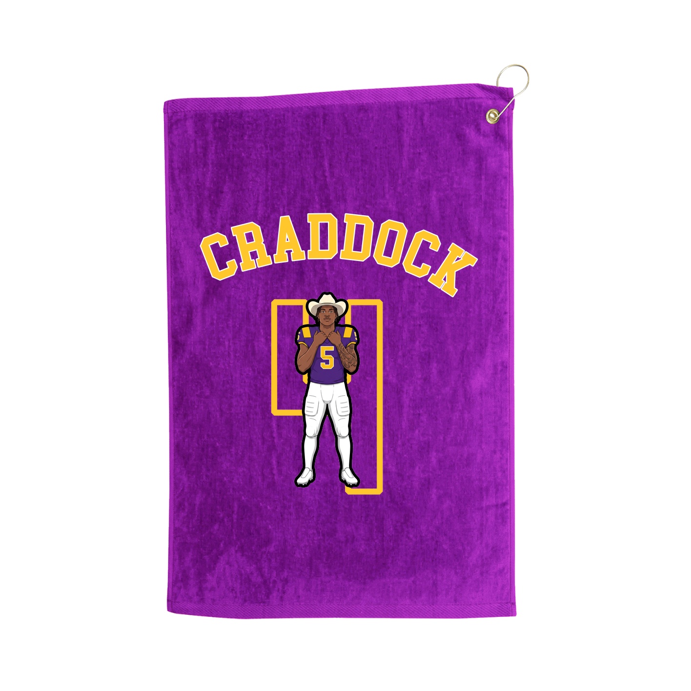 Golf Towel — Shirsey Arch in Purple