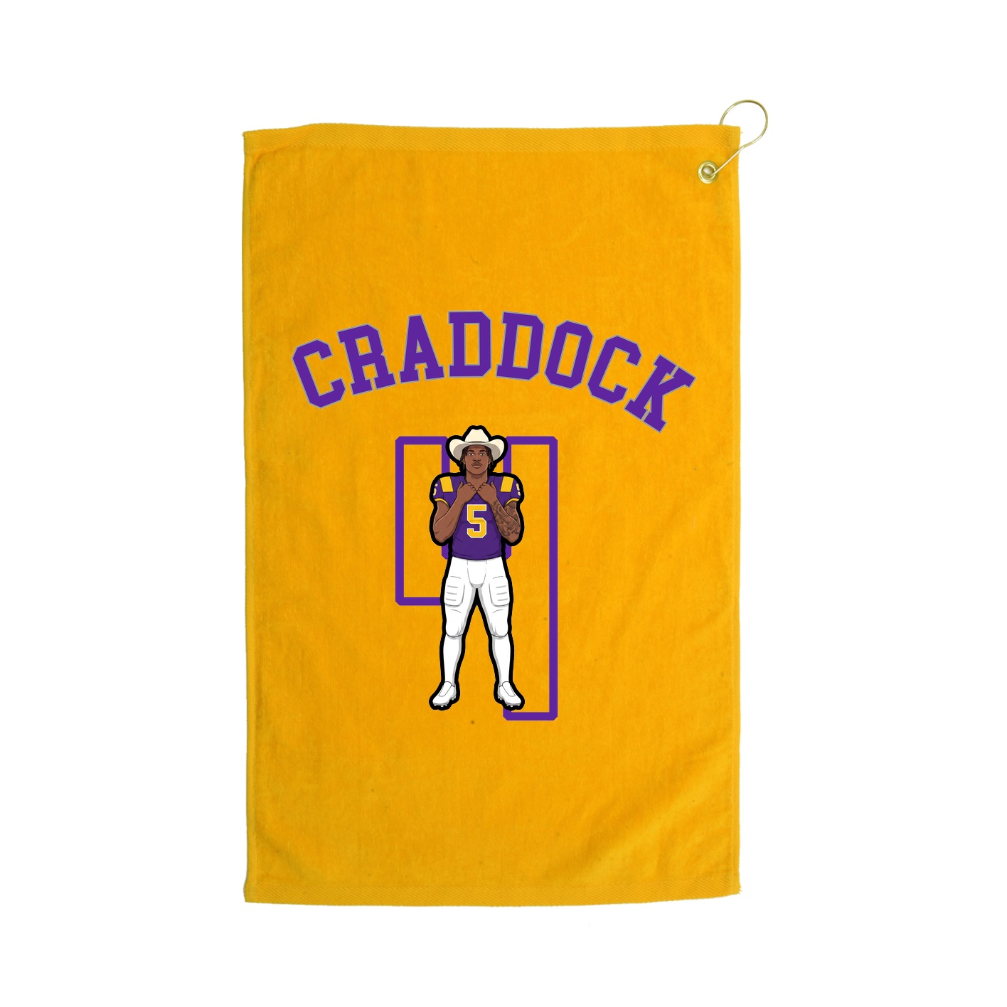 Golf Towel — Shirsey Arch in Gold