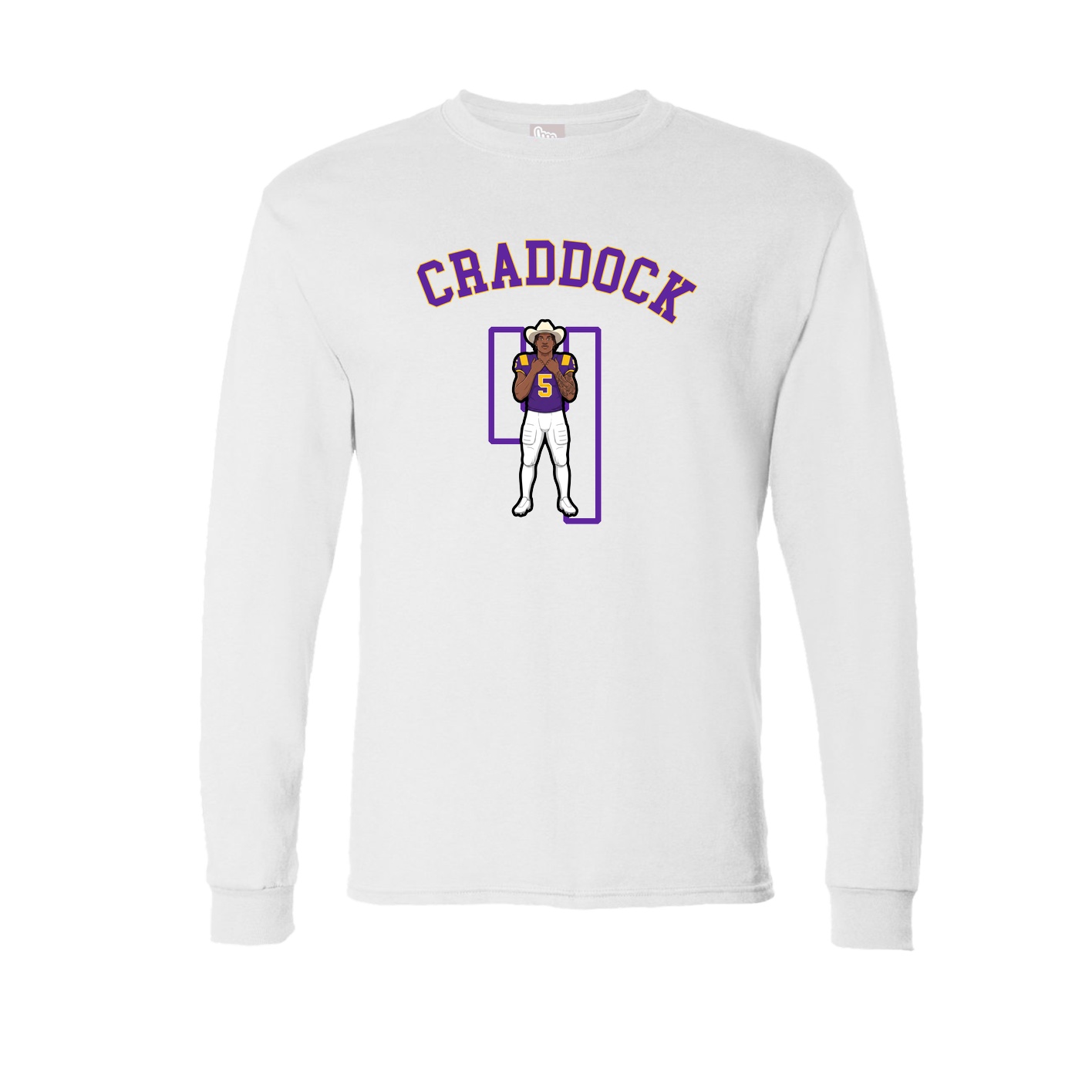 Long Sleeve Tee — Shirsey Arch in White