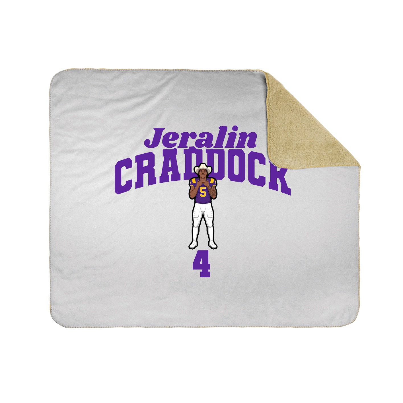 Throw Blanket — Signature Arch in White