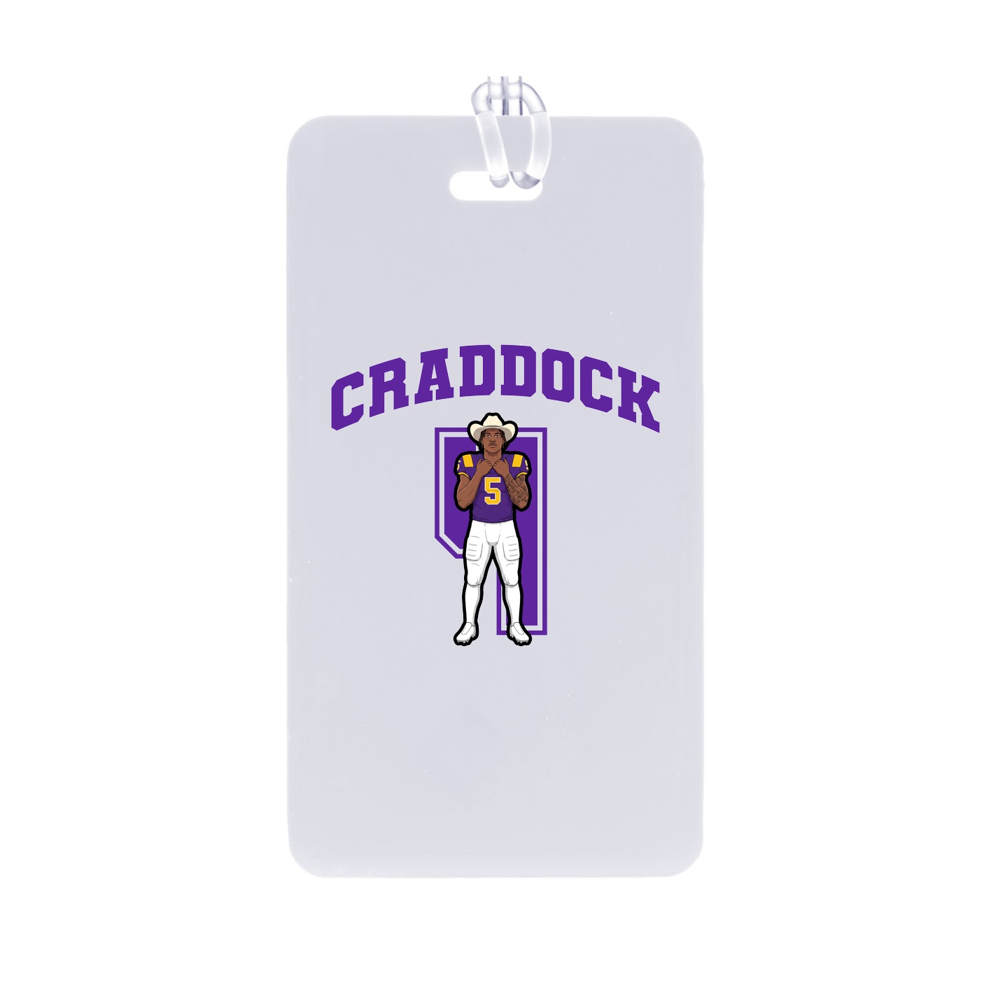 Bag Tag — Number in Classic