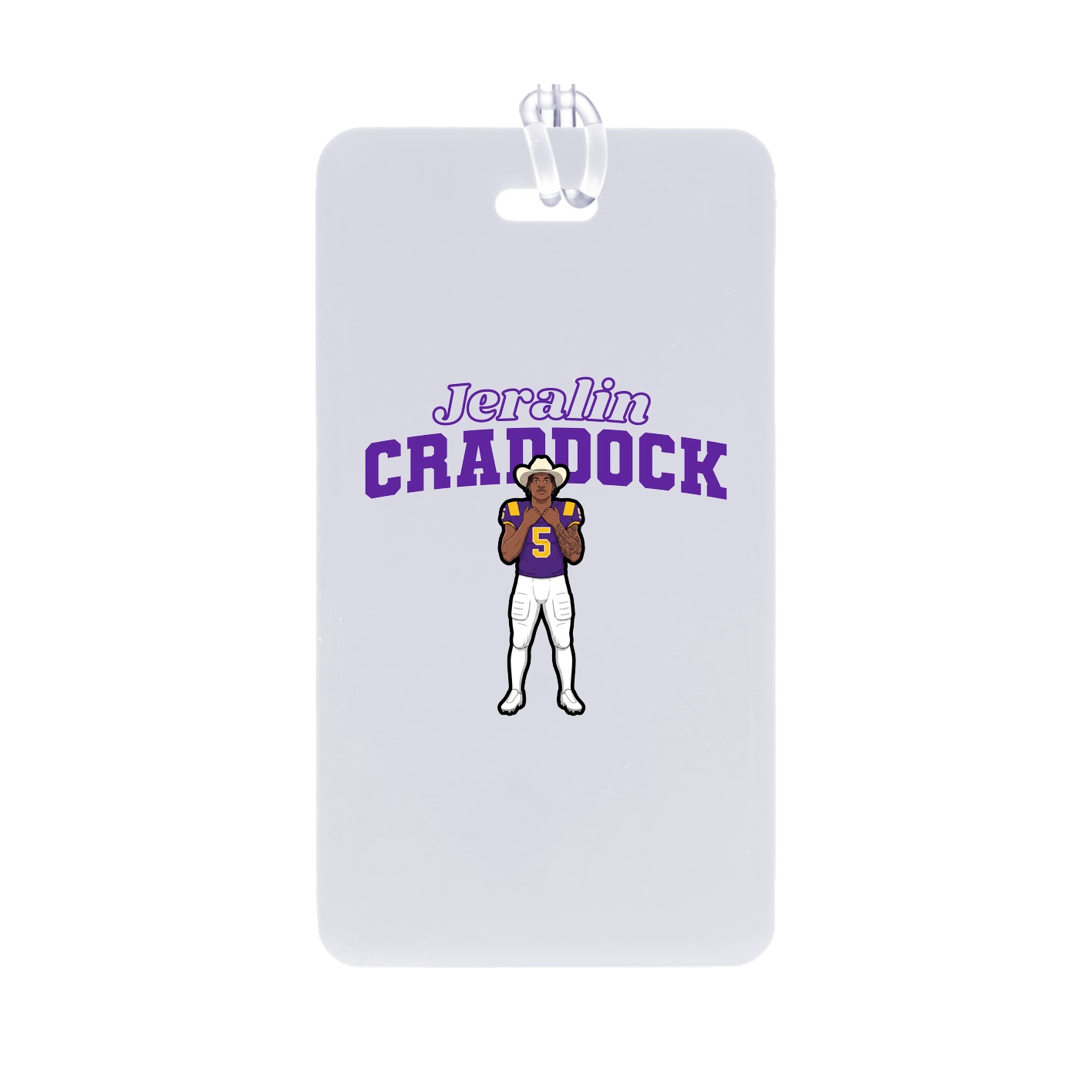 Bag Tag — Name Arch in Classic