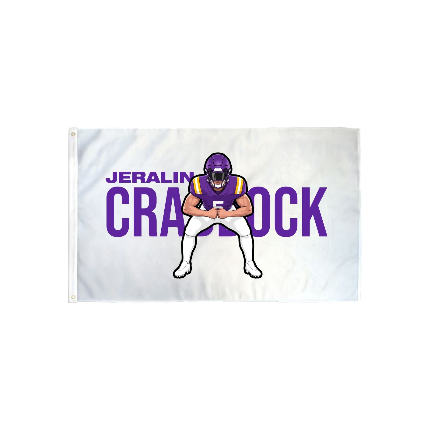 3x5 Flag — Player Name in Classic