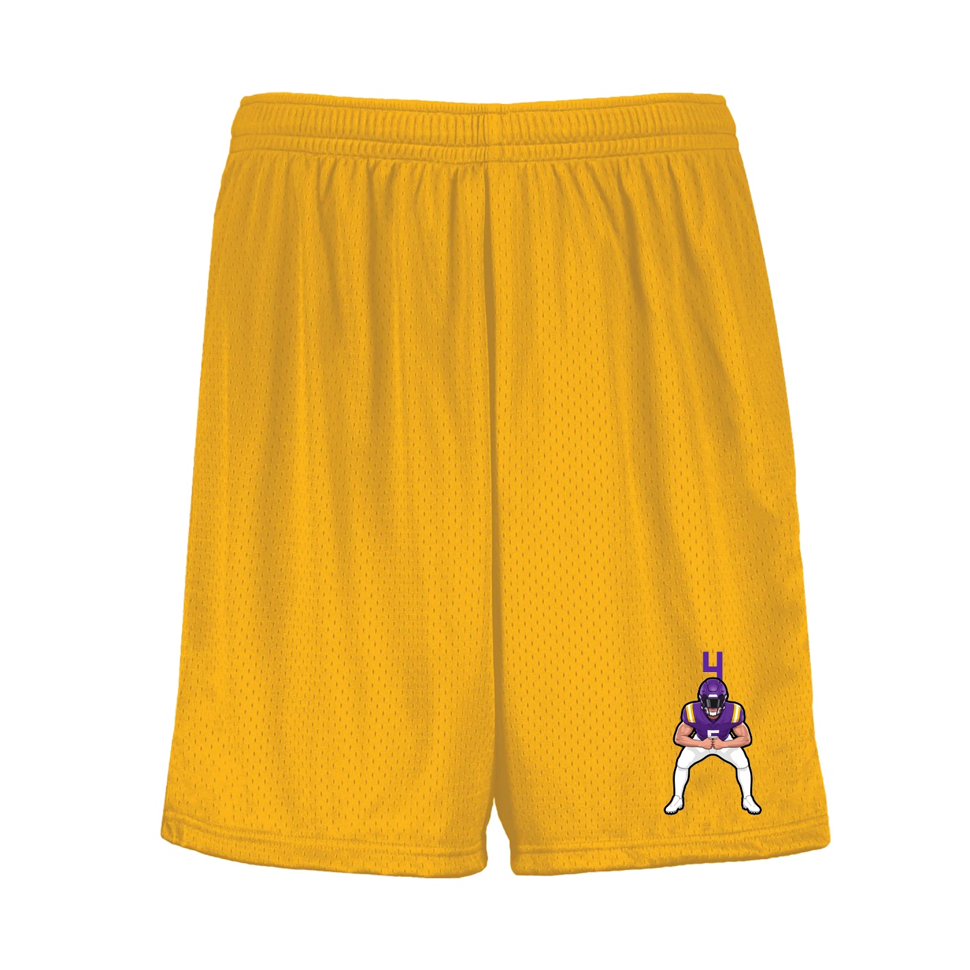 Shorts — Number Top in Gold