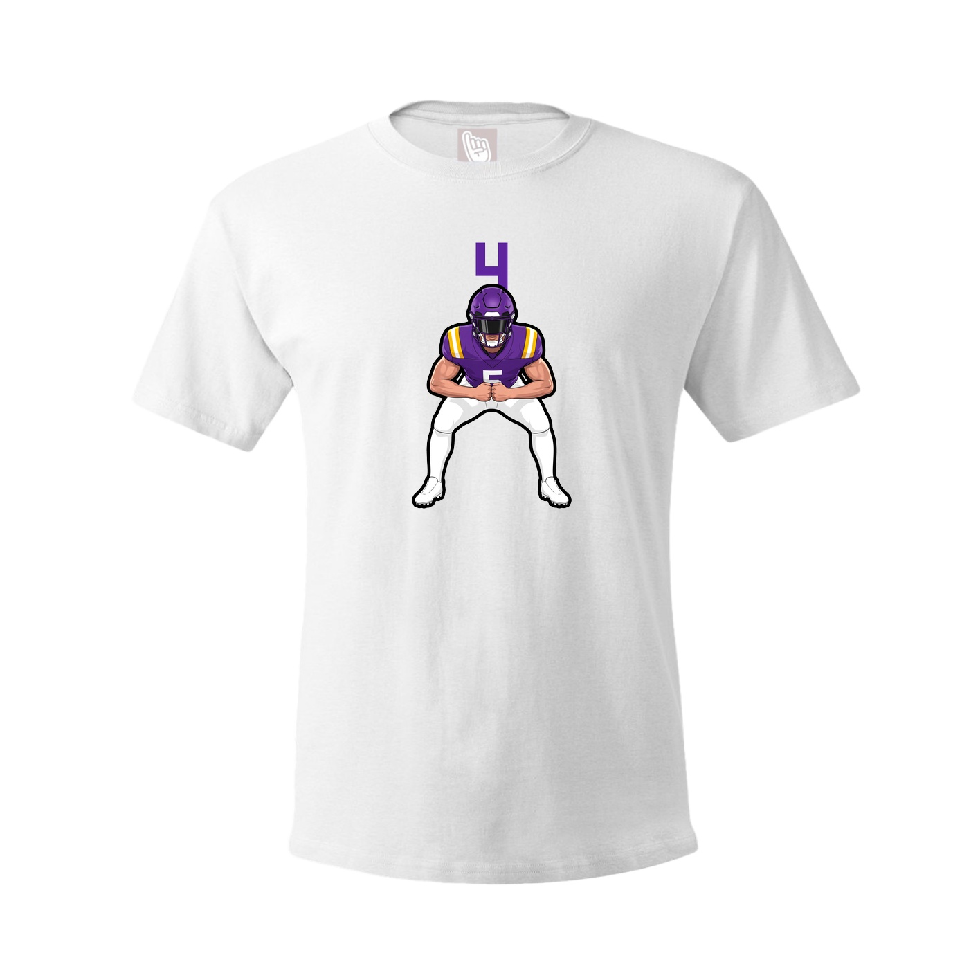 Tee — Number Top in White