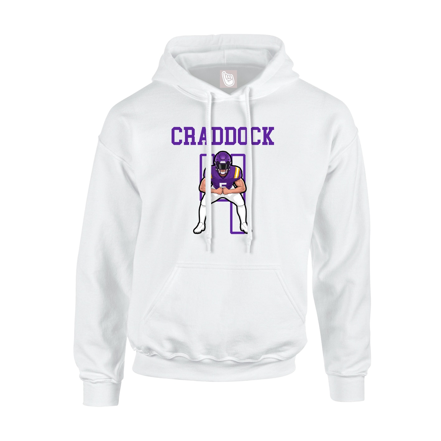 Youth Hoodie — Shirsey in White