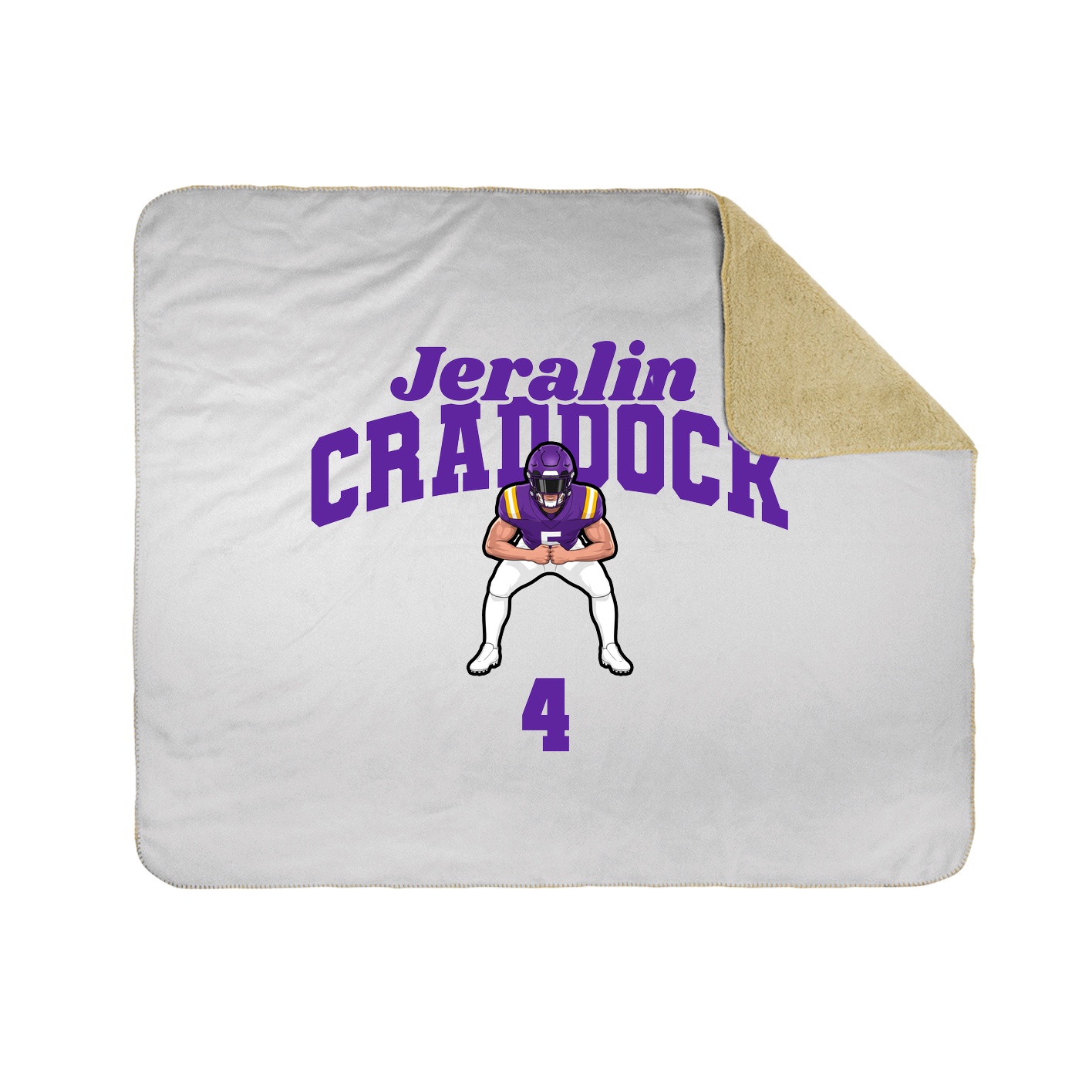 Throw Blanket — Signature Arch in White