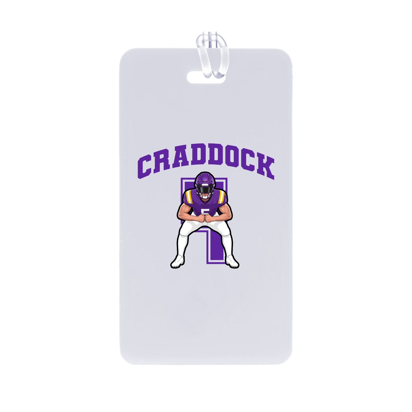 Bag Tag — Number in Classic