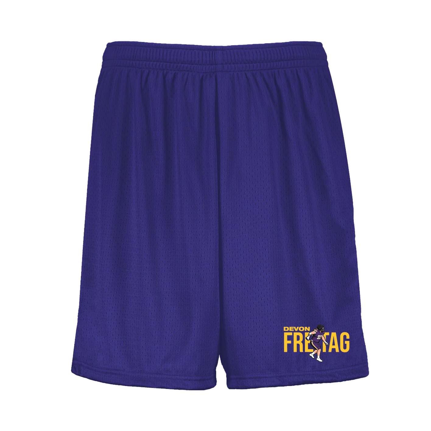 Shorts — Player Name in Purple