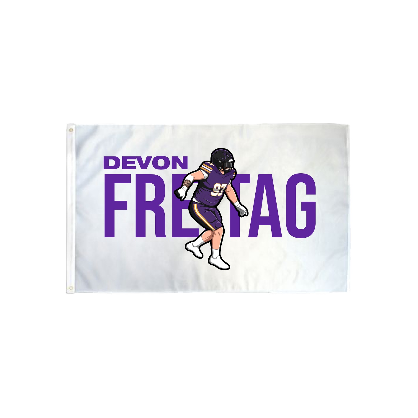3x5 Flag — Player Name in Classic