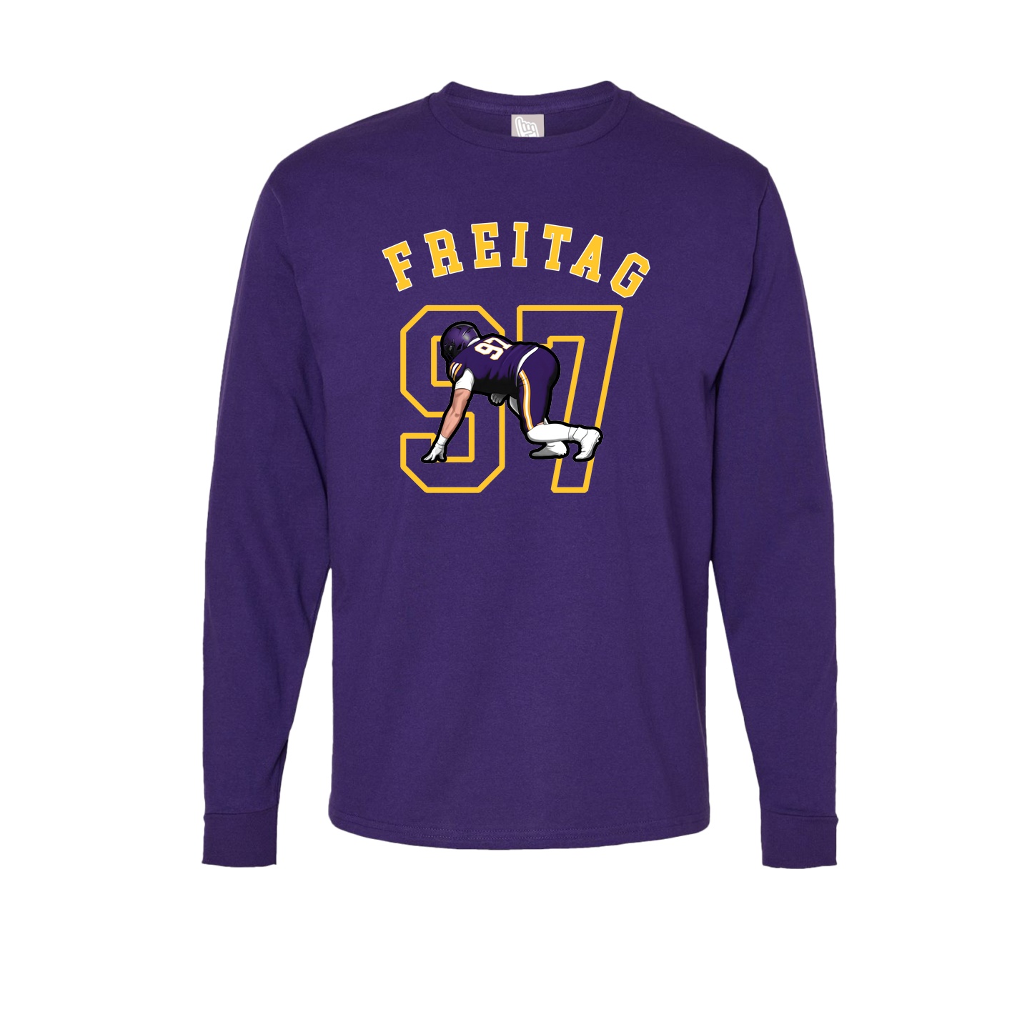 Long Sleeve Tee — Shirsey Arch in Purple