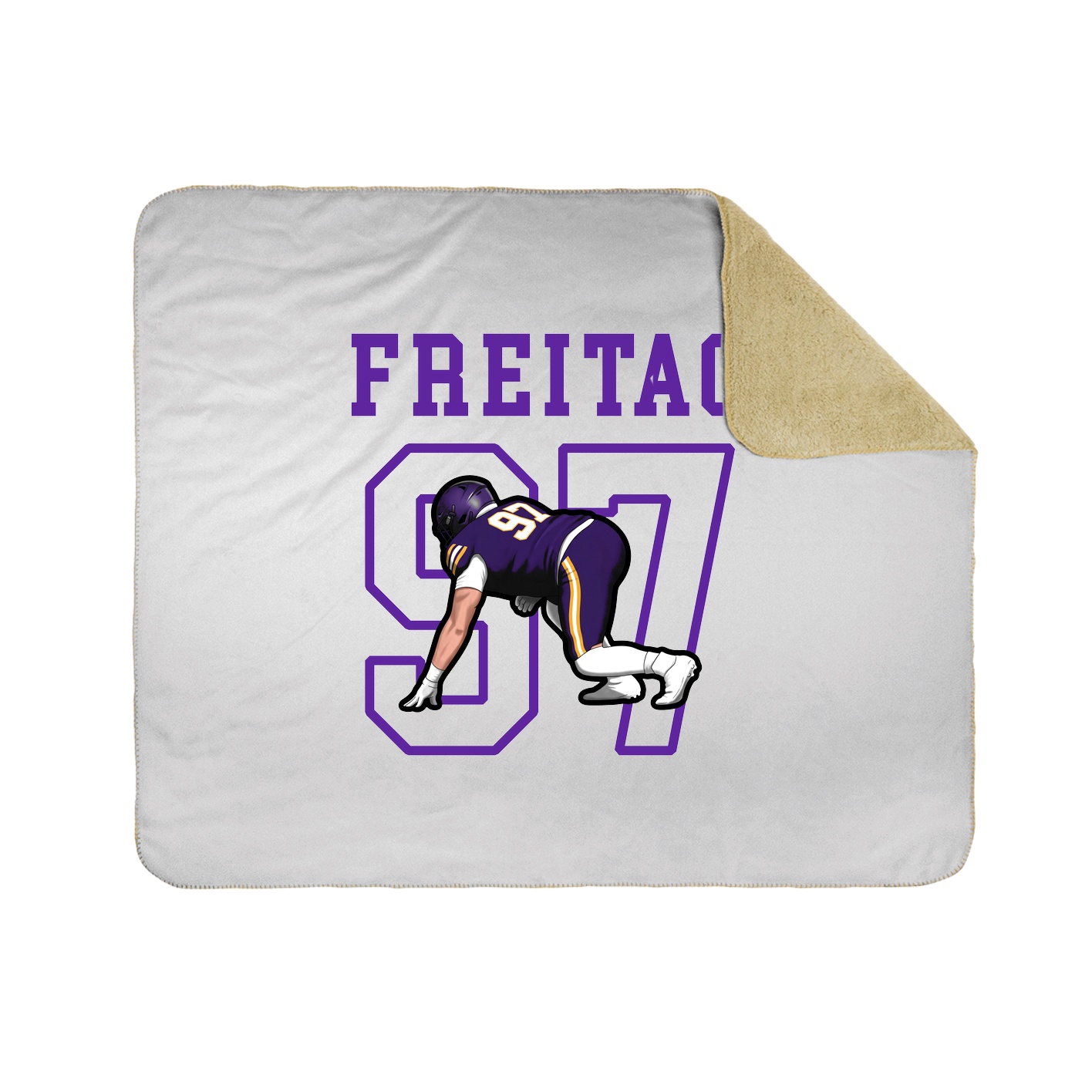 Throw Blanket — Shirsey in White