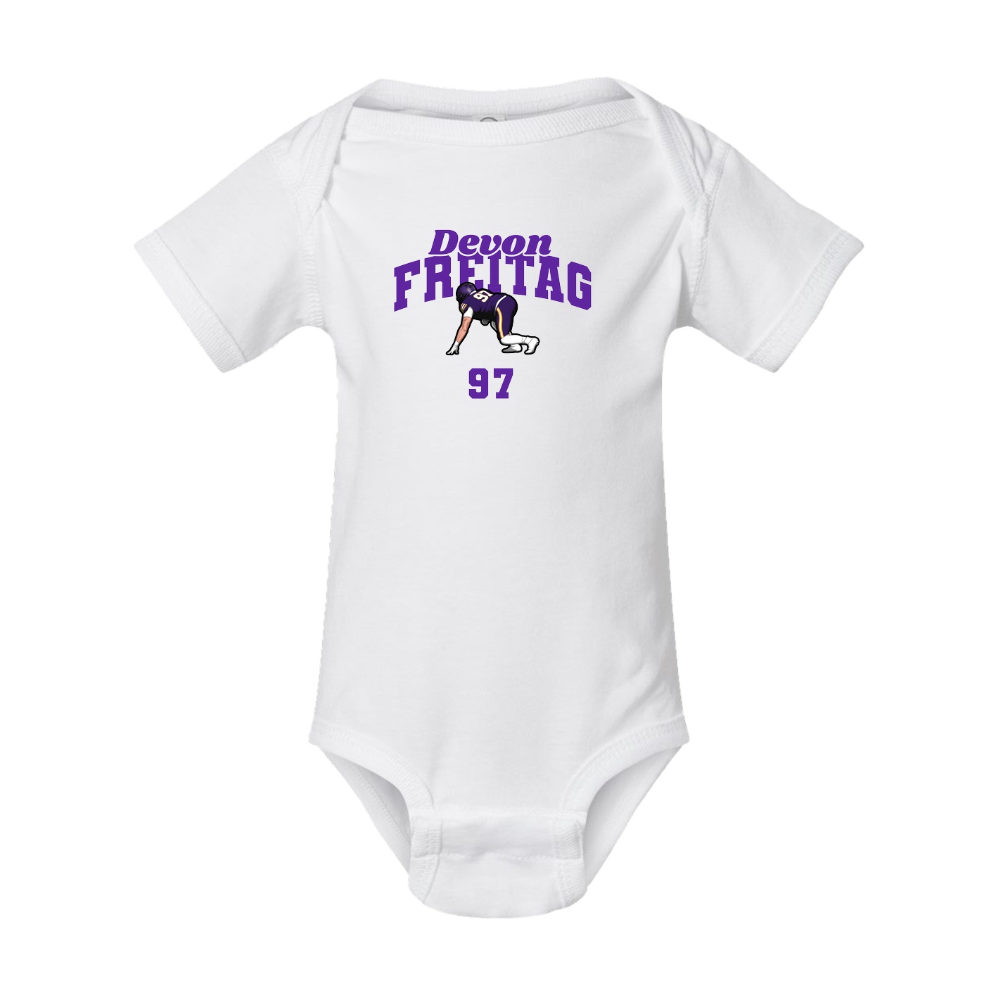 Baby Onesie — Signature Arch in White