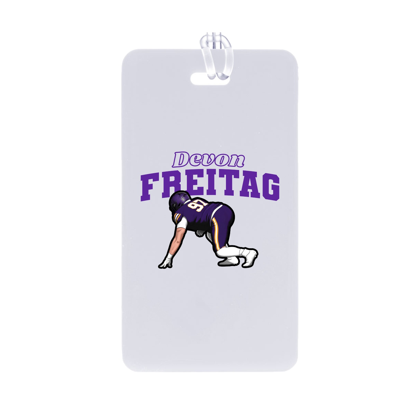Bag Tag — Name Arch in Classic