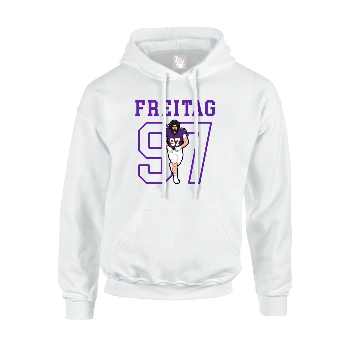 Youth Hoodie — Shirsey in White