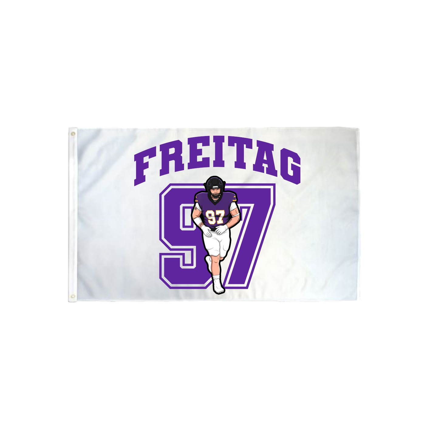 3x5 Flag — Number in Classic