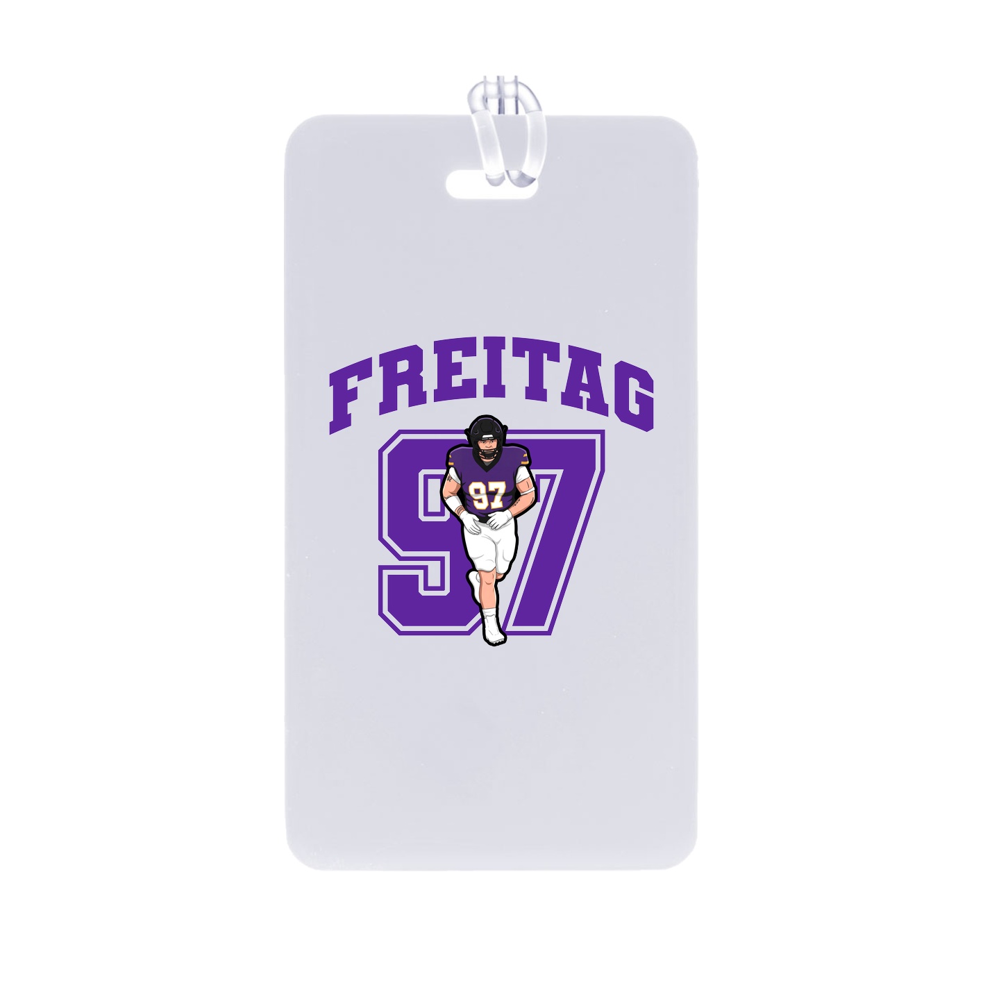 Bag Tag — Number in Classic