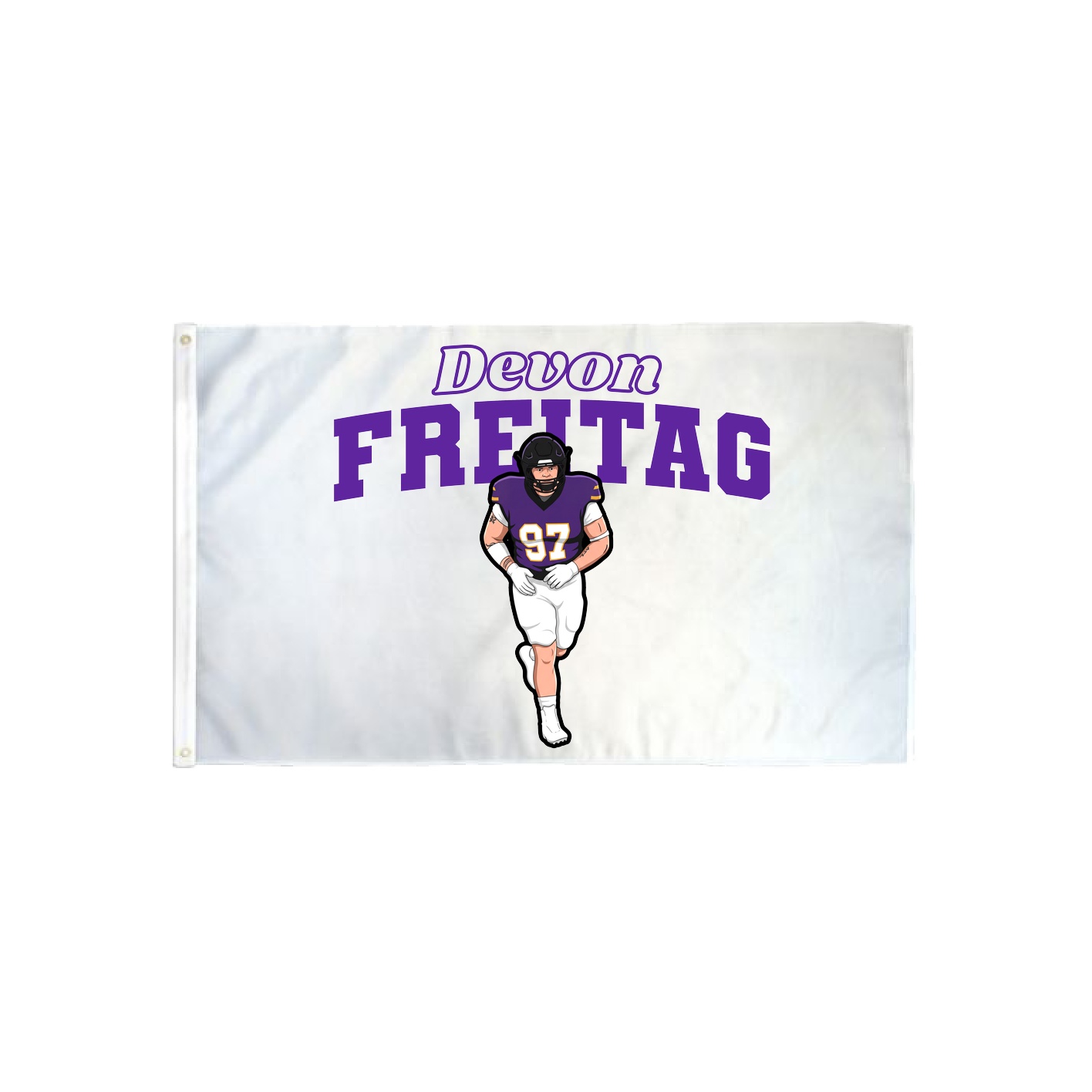 3x5 Flag — Name Arch in Classic
