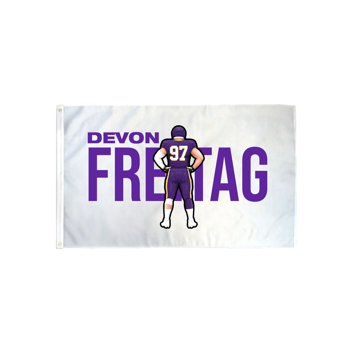 3x5 Flag — Player Name in Classic