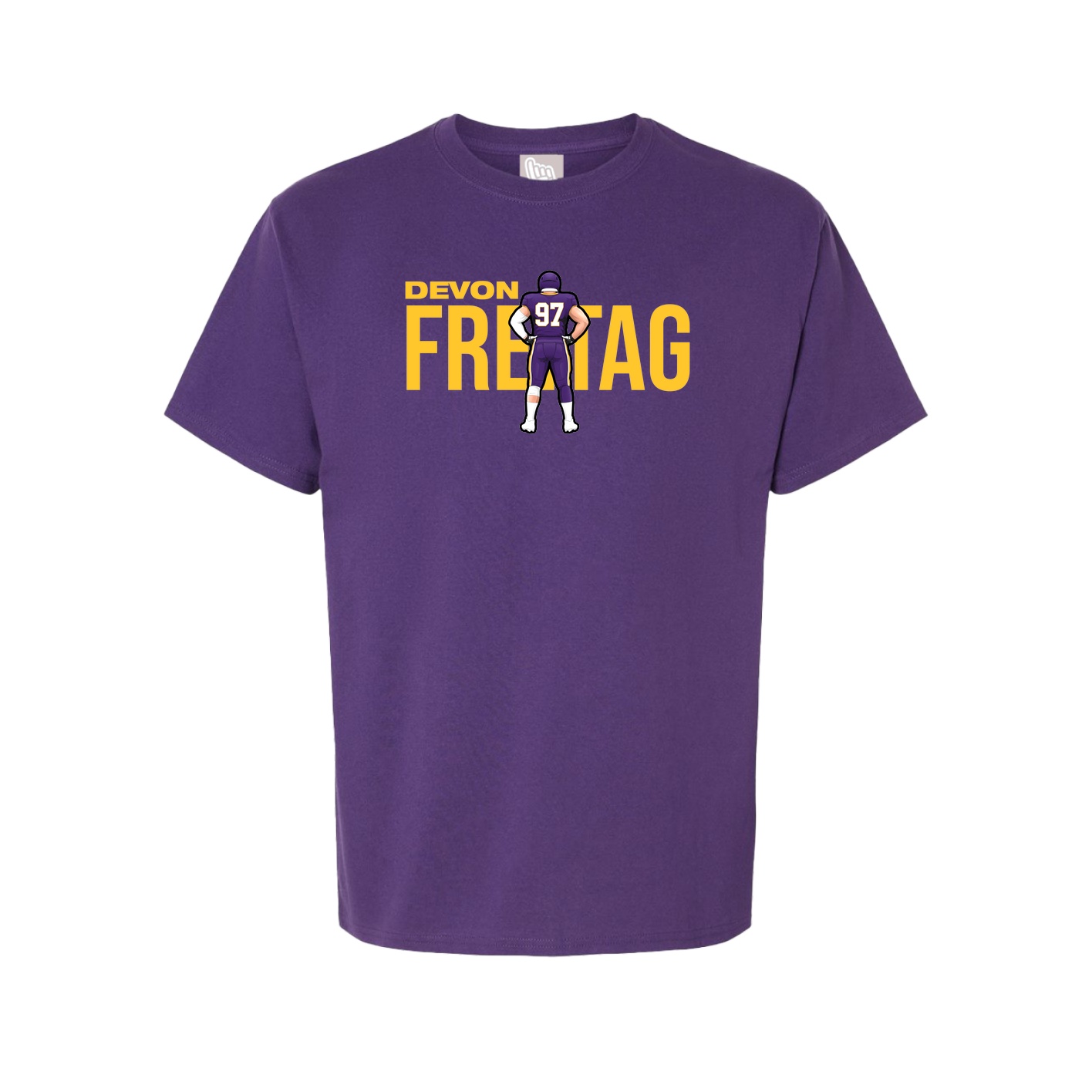 Youth Tee — Player Name in Purple