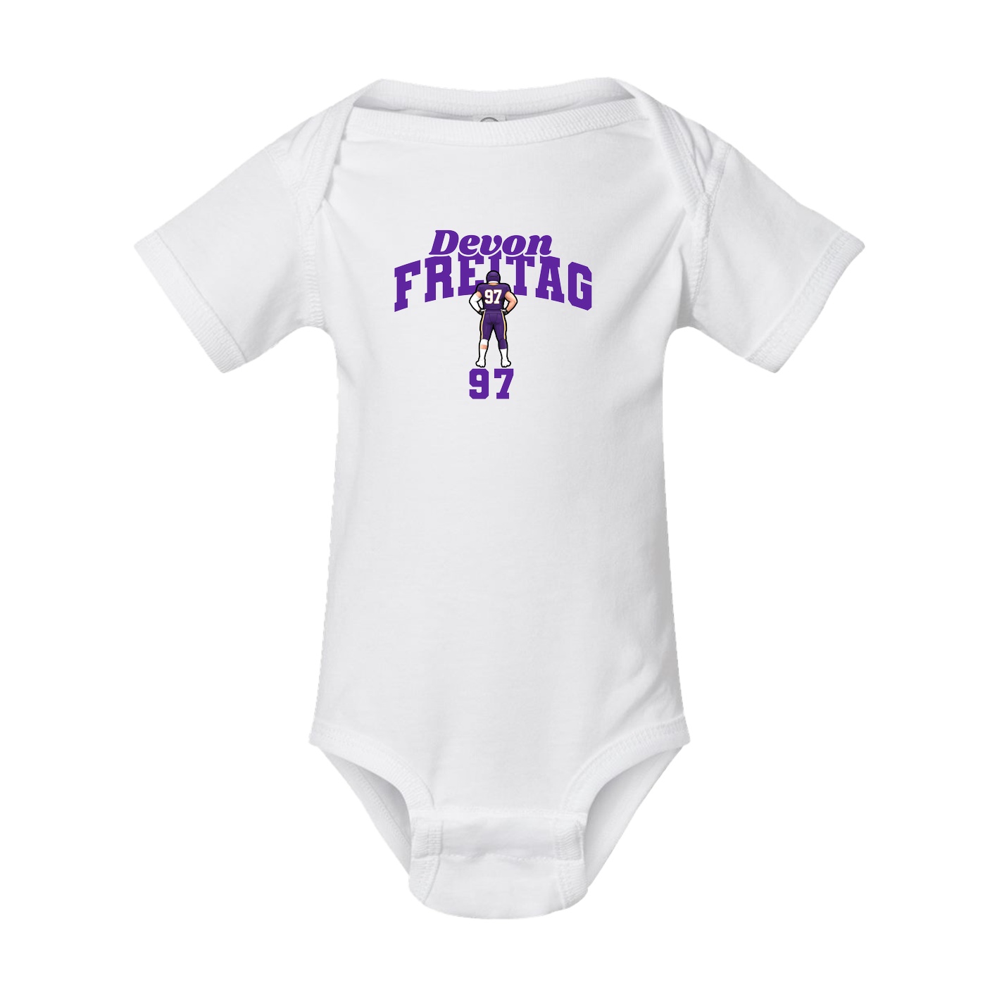 Baby Onesie — Signature Arch in White