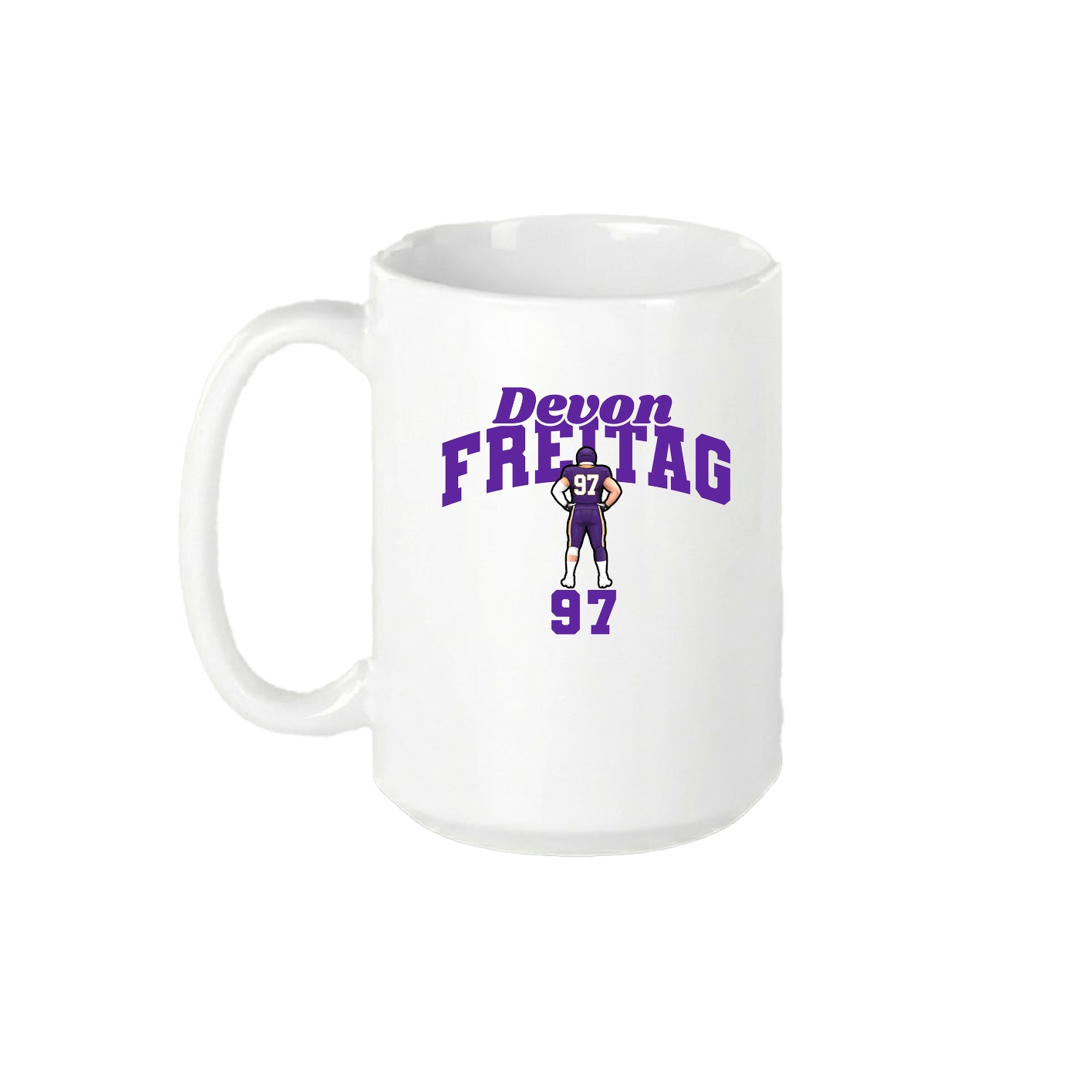 15oz Coffee Mug — Signature Arch in White