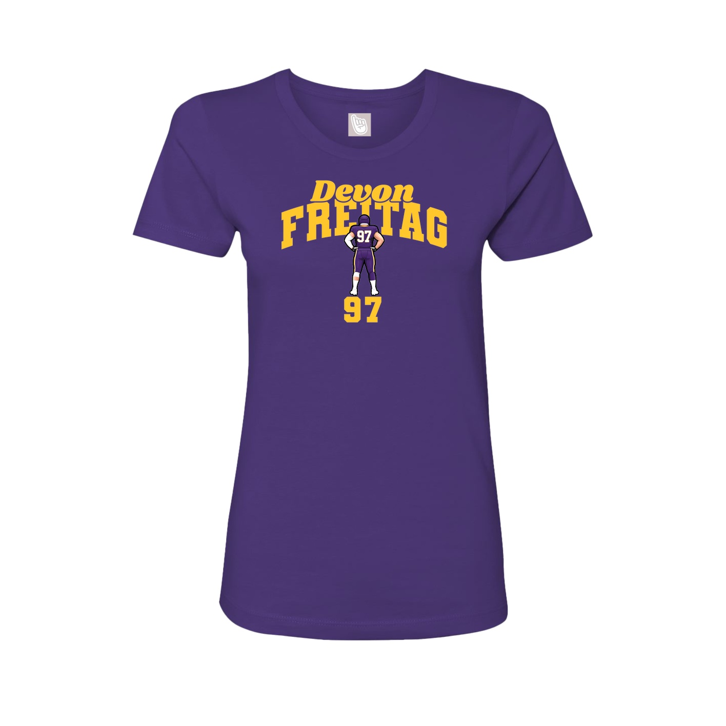 Womens Tee — Signature Arch in Purple