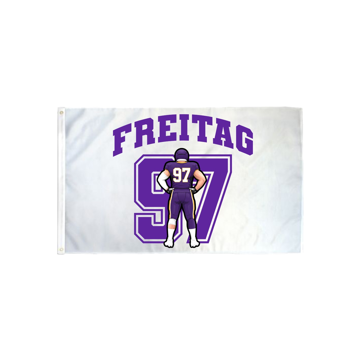 3x5 Flag — Number in Classic