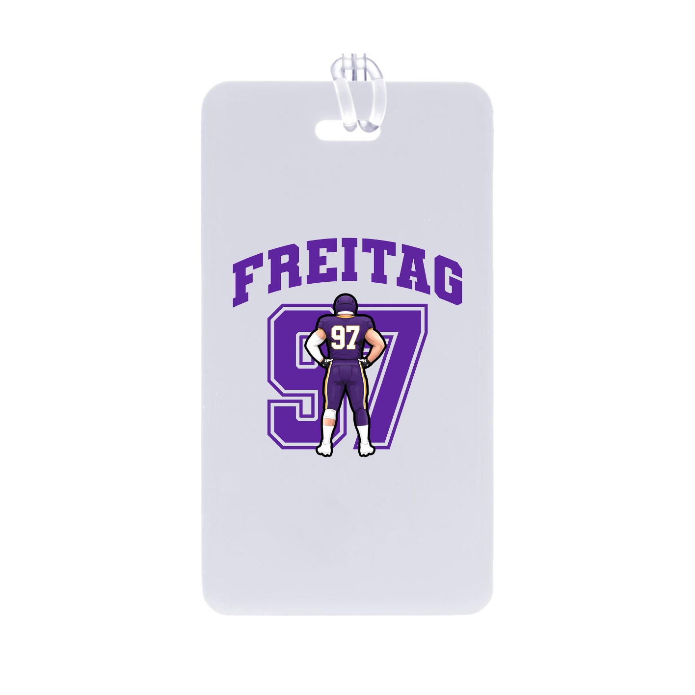Bag Tag — Number in Classic