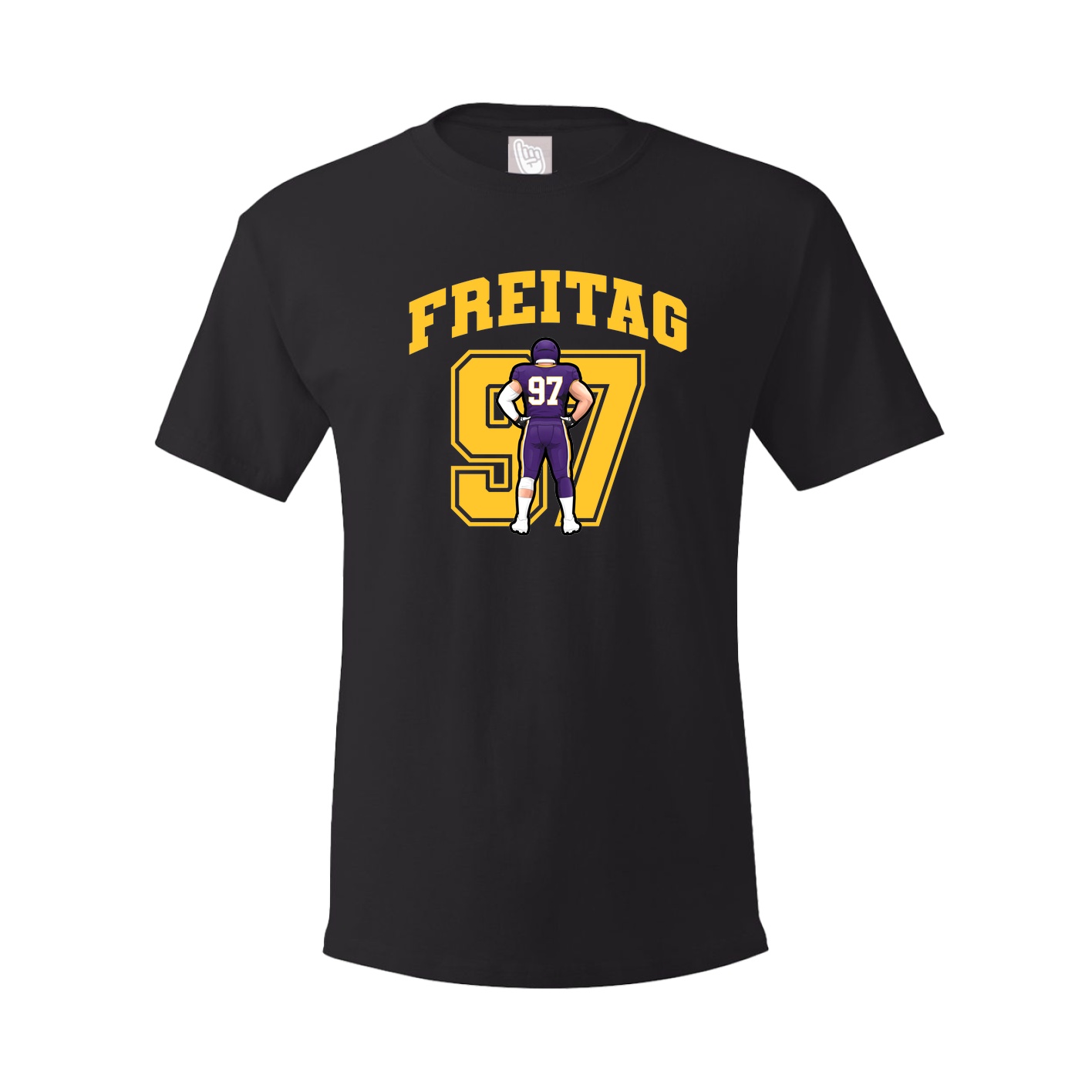 Youth Tee — Number in Black