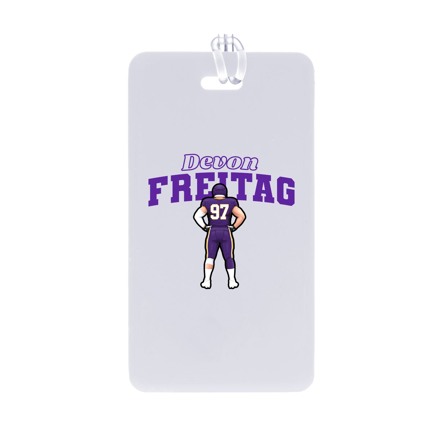 Bag Tag — Name Arch in Classic