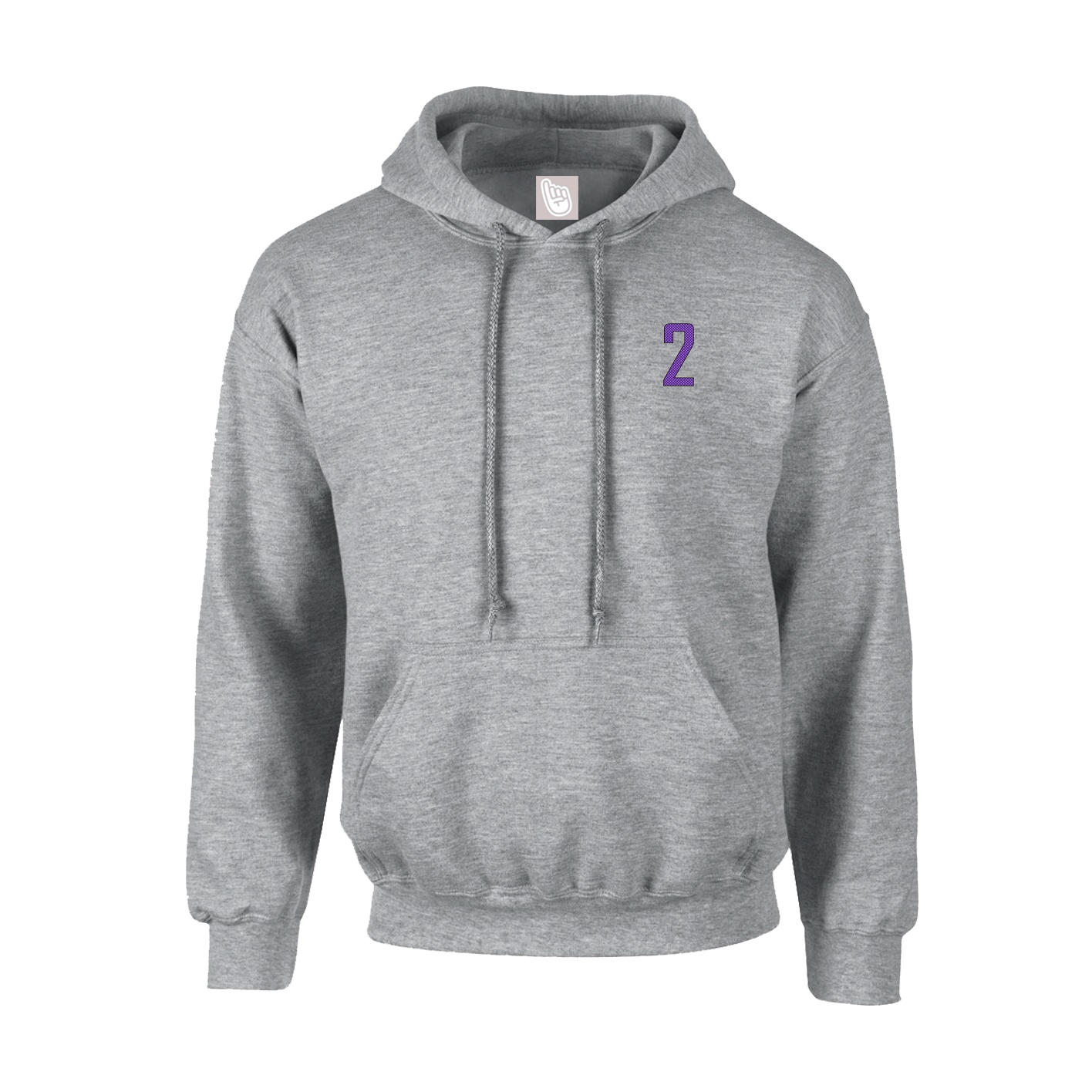 Youth Hoodie — Front Shirsy in Grey