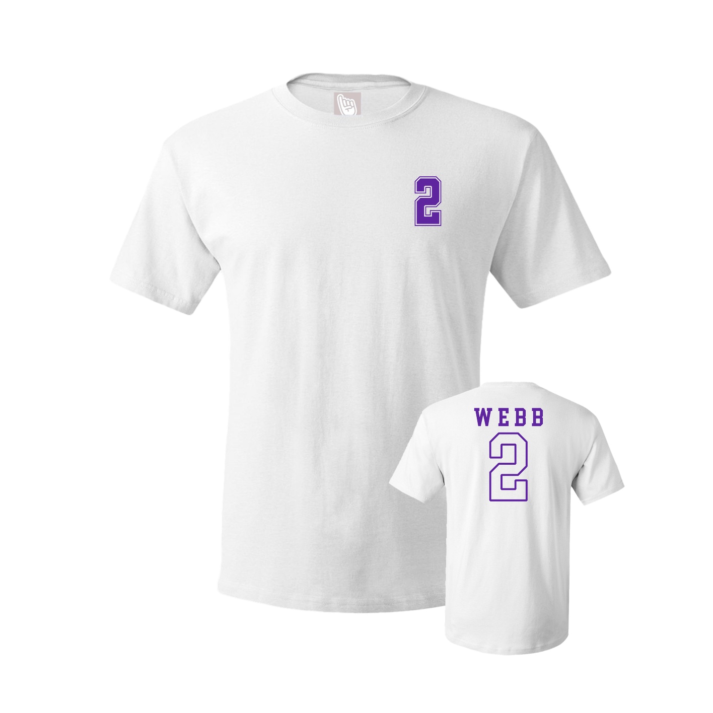 Tee — Chest Back in White