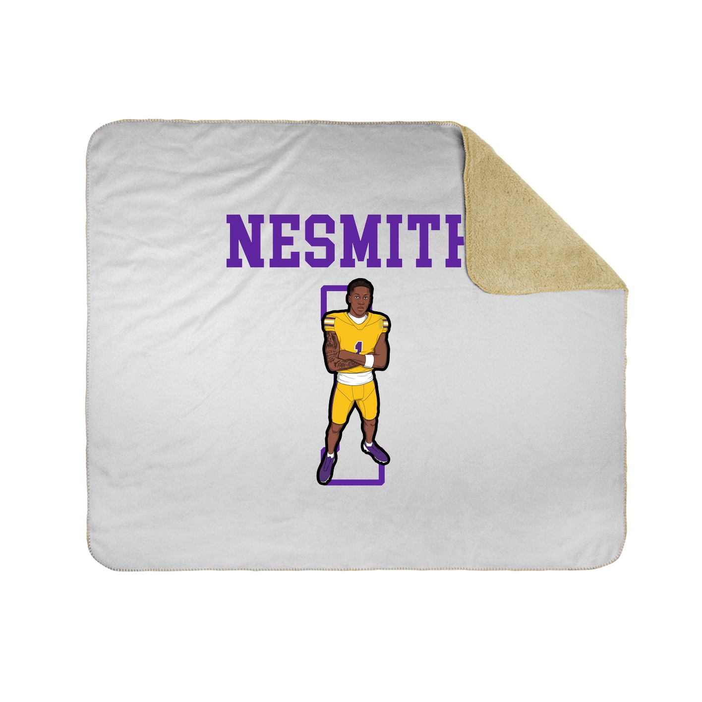 Throw Blanket — Shirsey in White