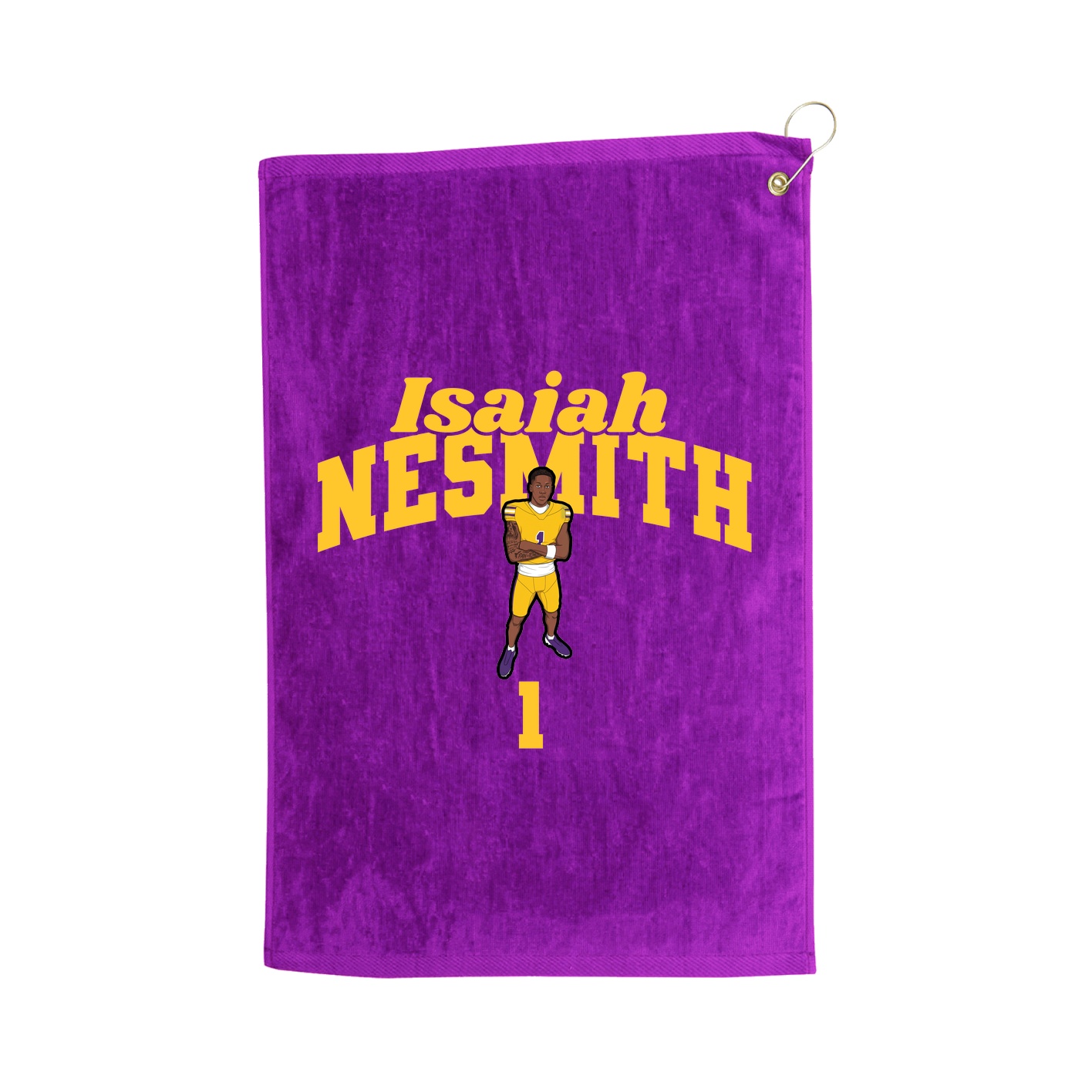 Golf Towel — Signature Arch in Purple